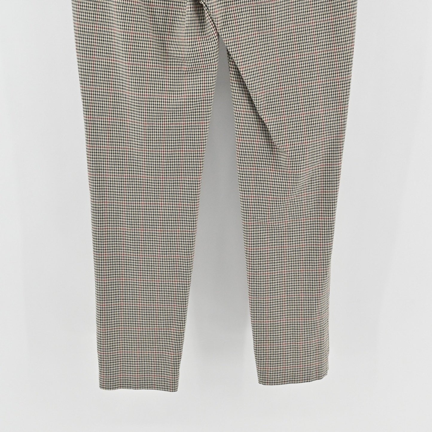 Talbots Womens Chatham Ankle Pants Size 6 Preppy Brown Beige Plaid Houndstooth