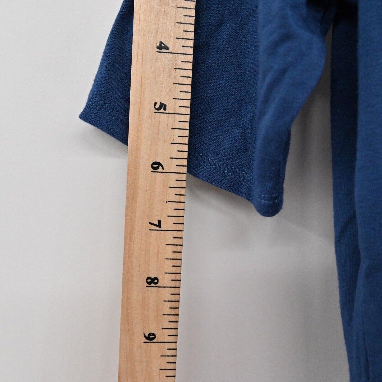 BABATON Dress Size S Aritzia Blue Scoop Neck Dolman Short Sleeve Midi T Shirt