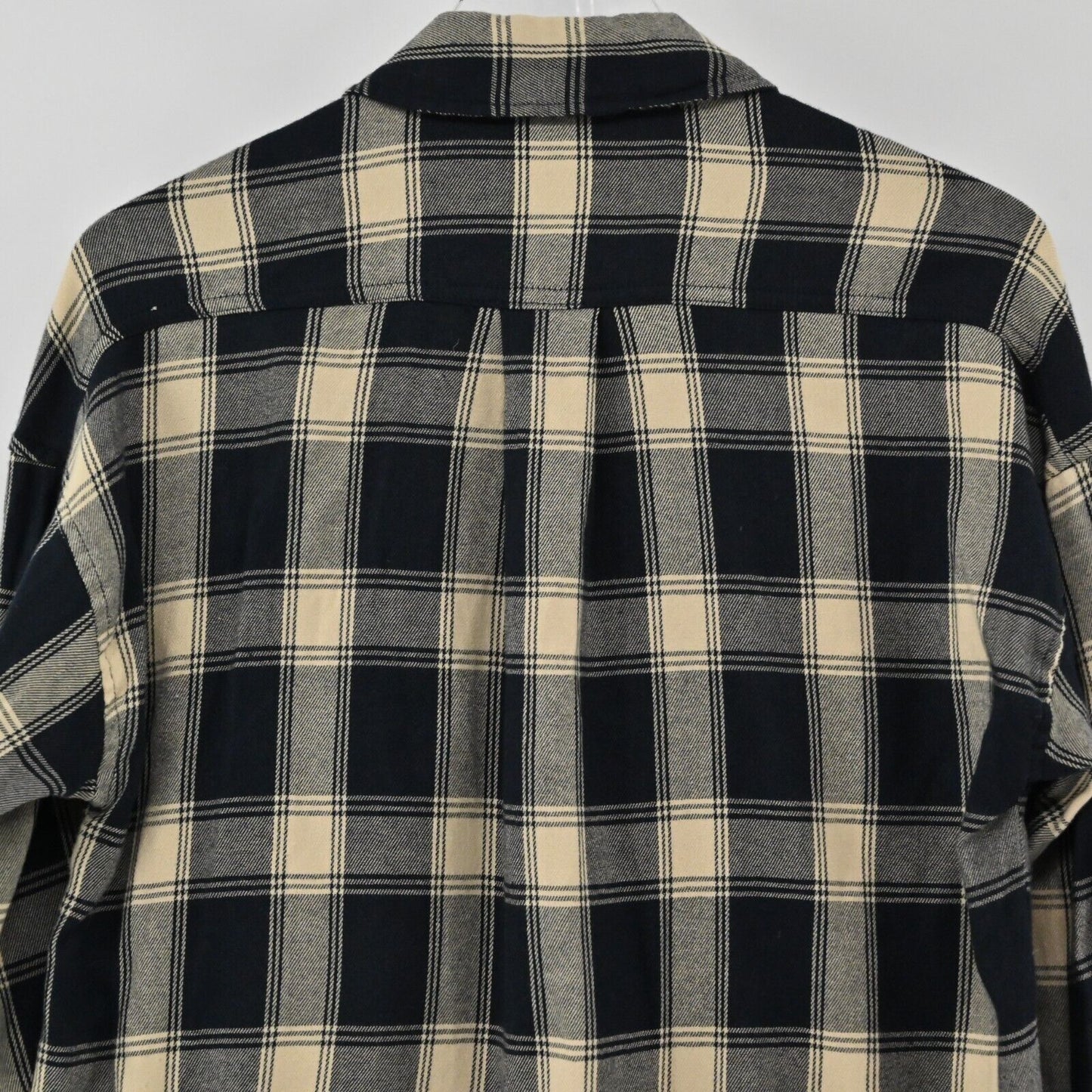ZARA Top Womens Sz XS Plaid Pearl Snap Flannel Floral Embroidery Beading Pockets