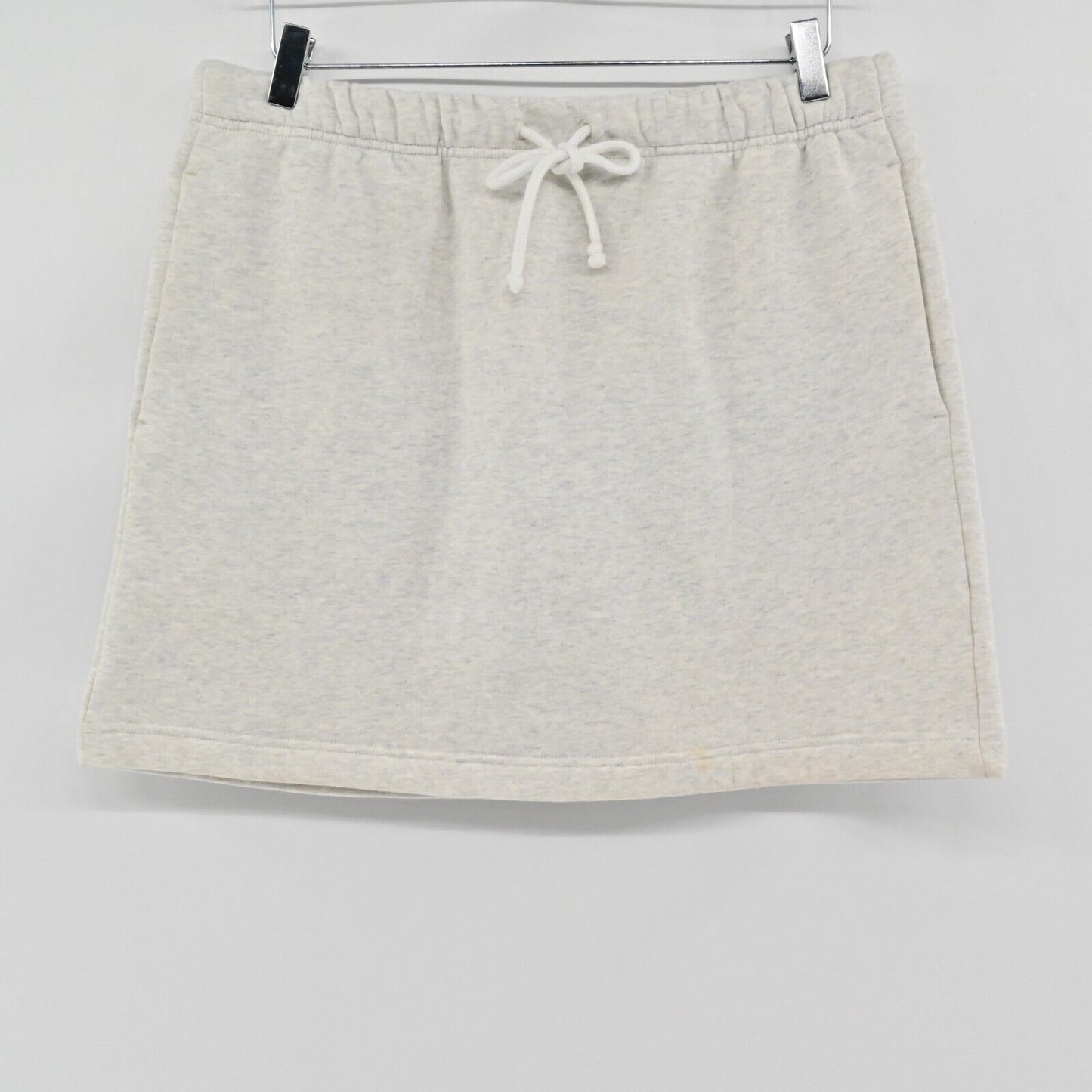 ARITZIA Skirt Womens Size L Wilfred Free SweatFleece Mini Drawstring Fleece Gray