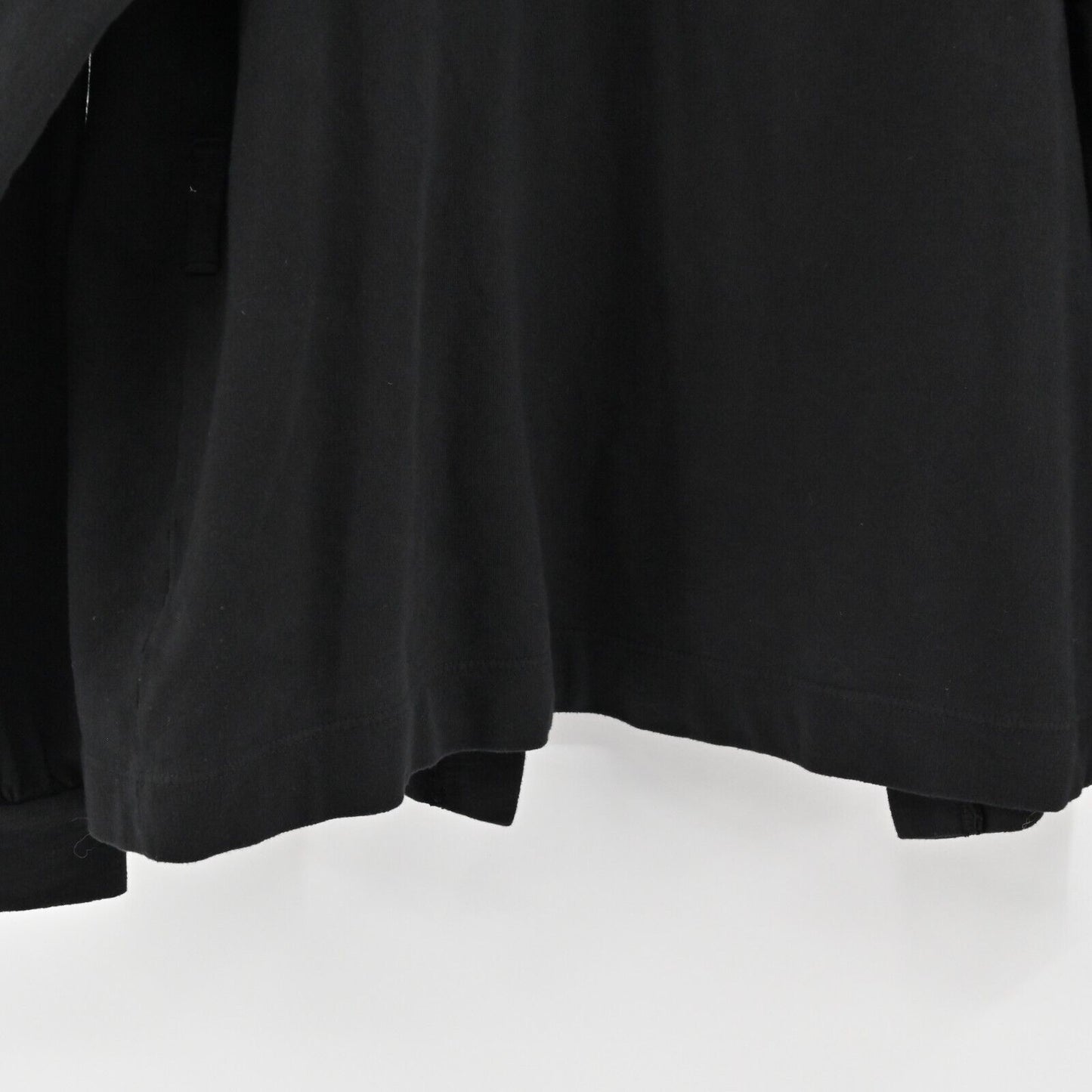 ANTHROPOLOGIE Cardigan Womens Size M T.La Solid Black Open Front Patch Pocket