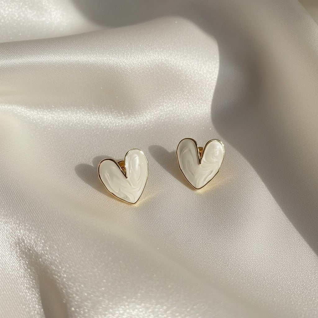 Lynn's Closet Boutique French Heart Earrings