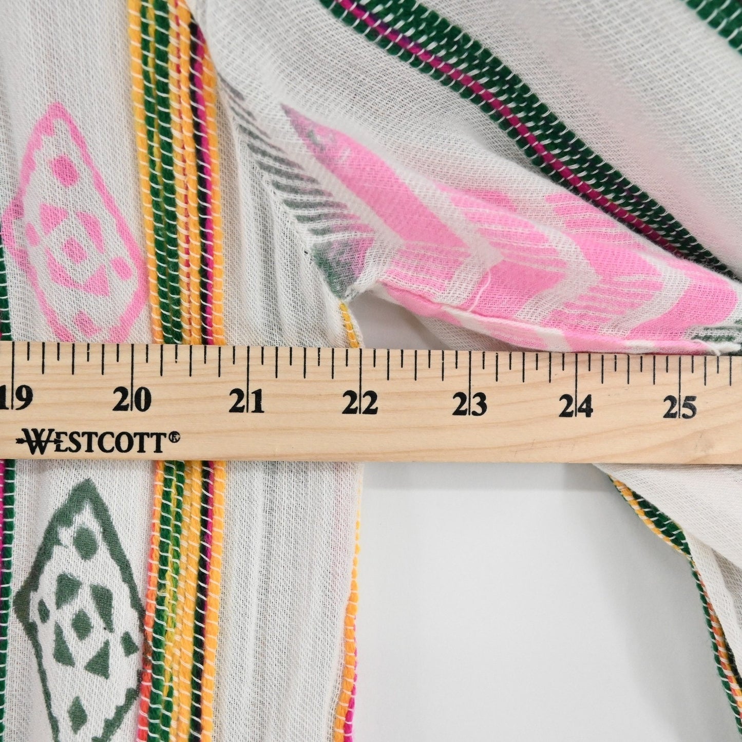 Velvet Graham Spencer Jade Dress M Colorful Embroidered Tiered Bohemian Cotton