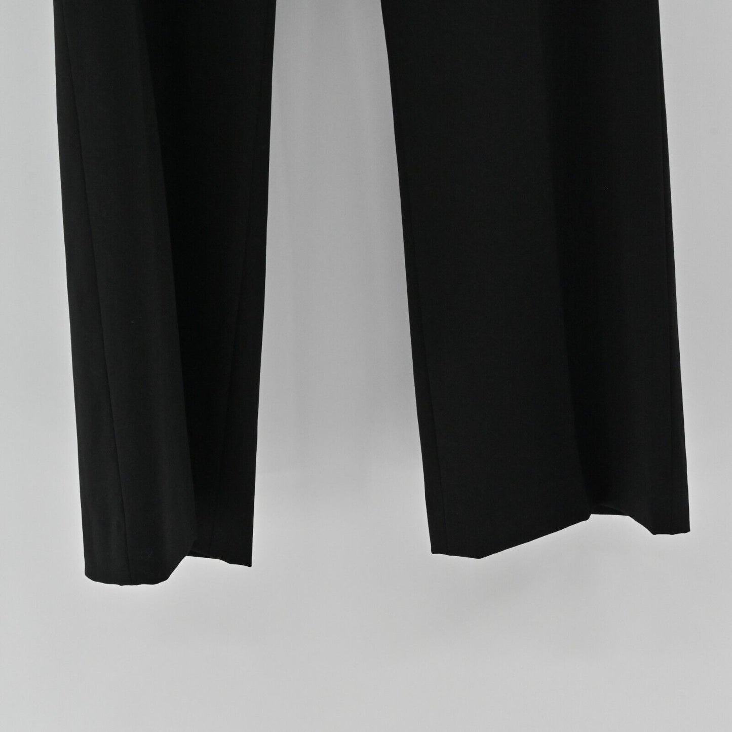 CALVIN KLEIN Pants Womens Sz 8 Black Wide Leg Classic Fit Trouser Pants Business