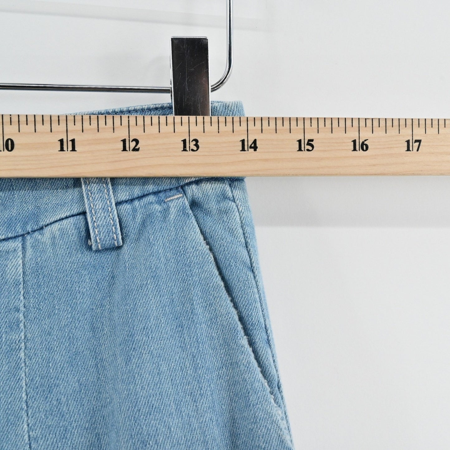 Current Elliott The High Rise Nest Trouser Jeans Sz 26 Joni Light Wash Wide Leg