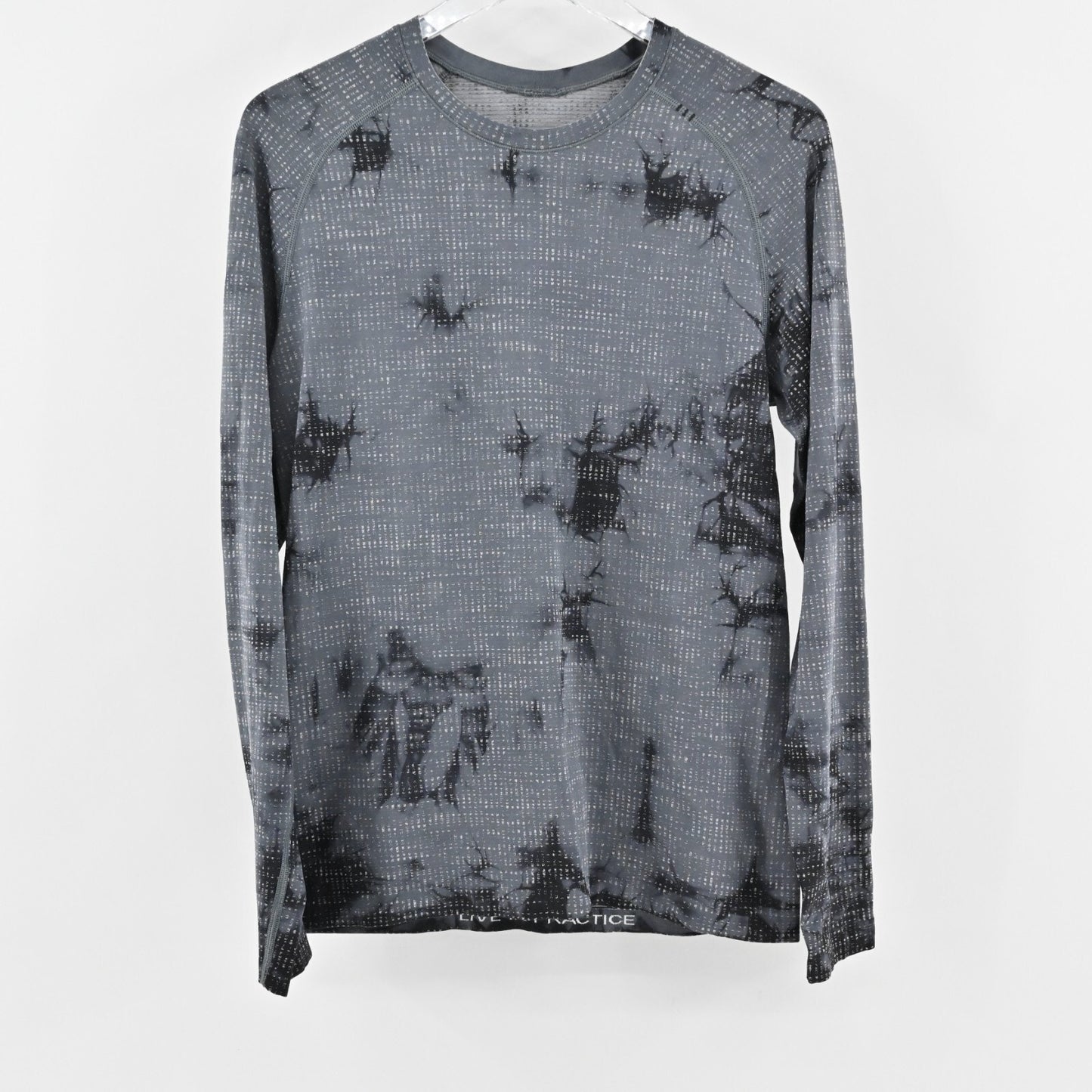 LULULEMON Shirt Mens Size S Metal Vent Tech Long Sleeve Shirt Tie Dye Athletic