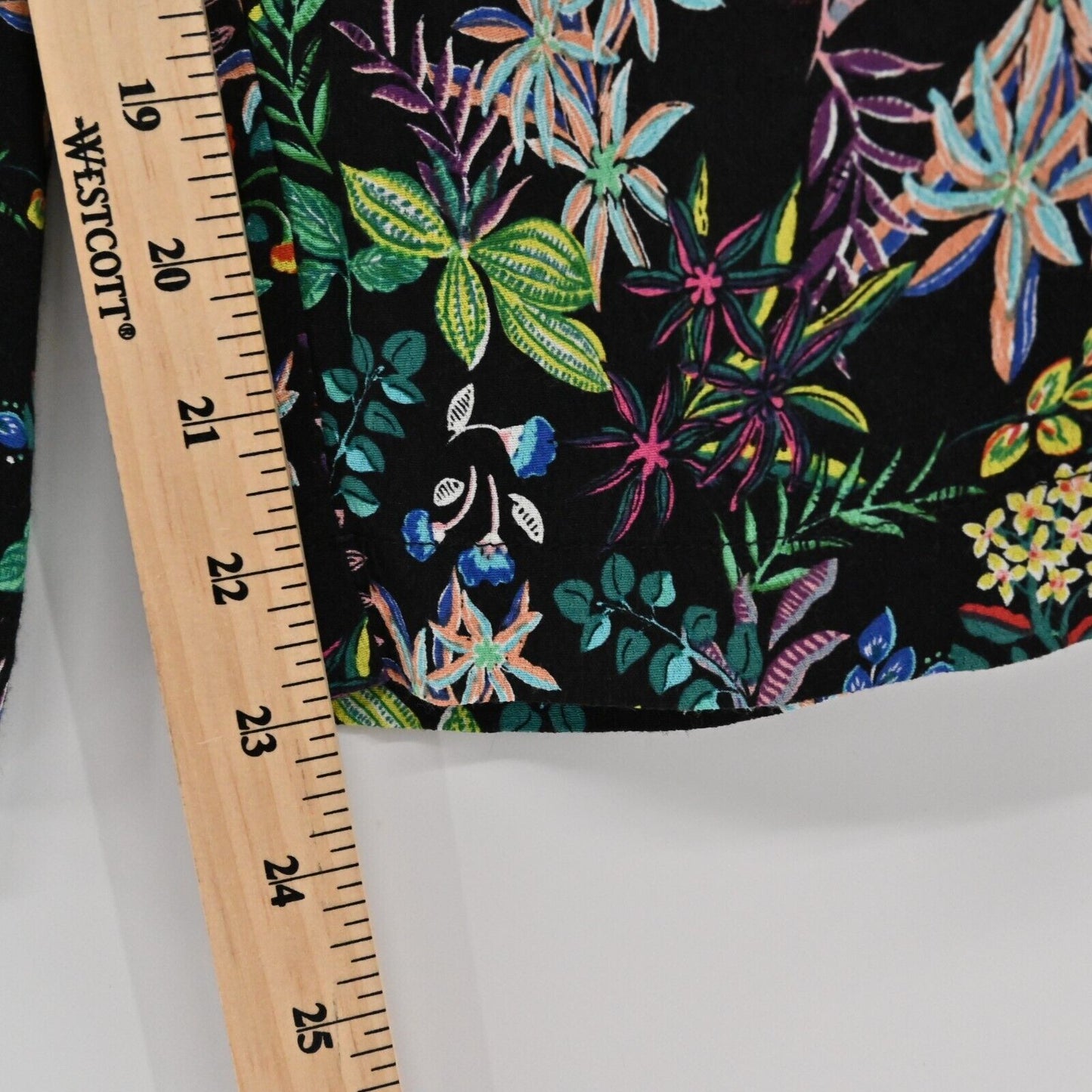 ANTHROPOLOGIE Pants Womens Size XS ETT TWA Rosseau Wide Leg Floral Crop Pull On