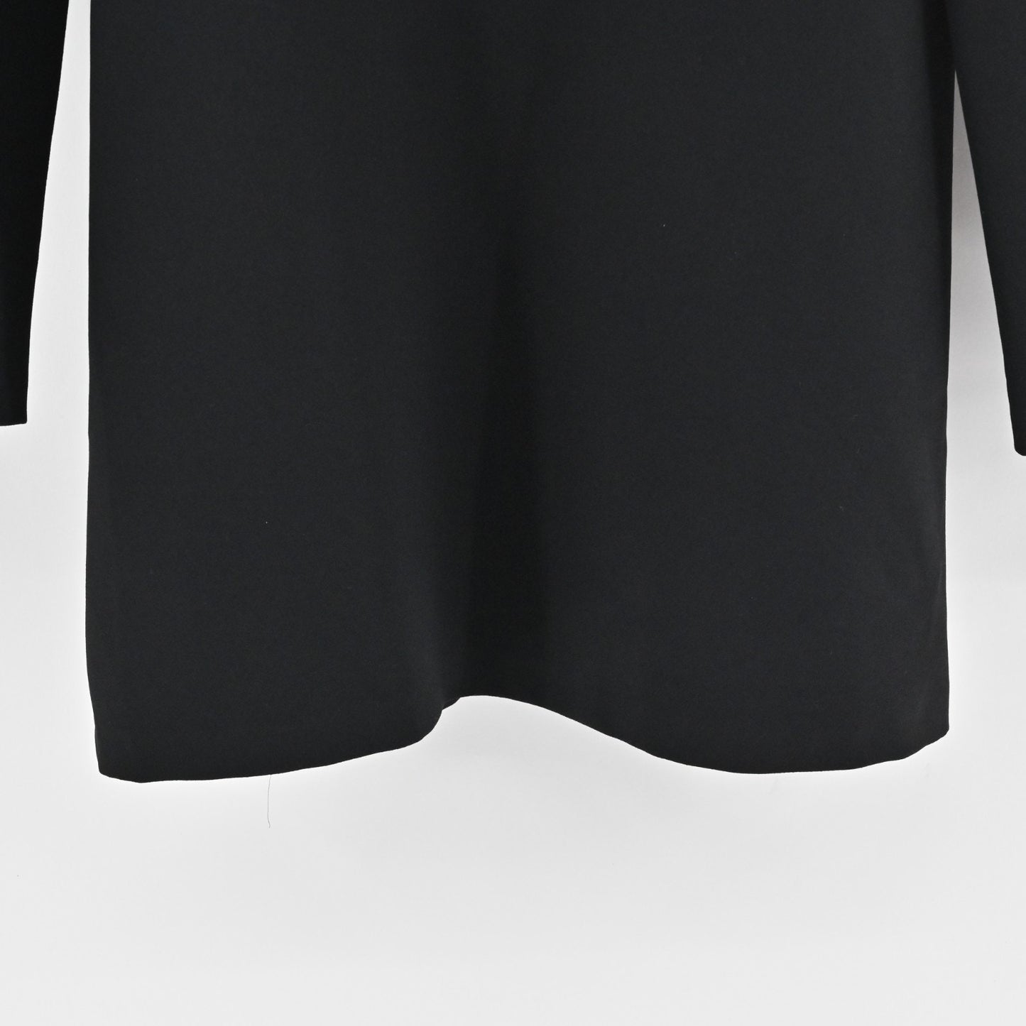 ZARA Studded Dress Size M Black Long Sleeve Shoulder Detail Mini Elevated Chic