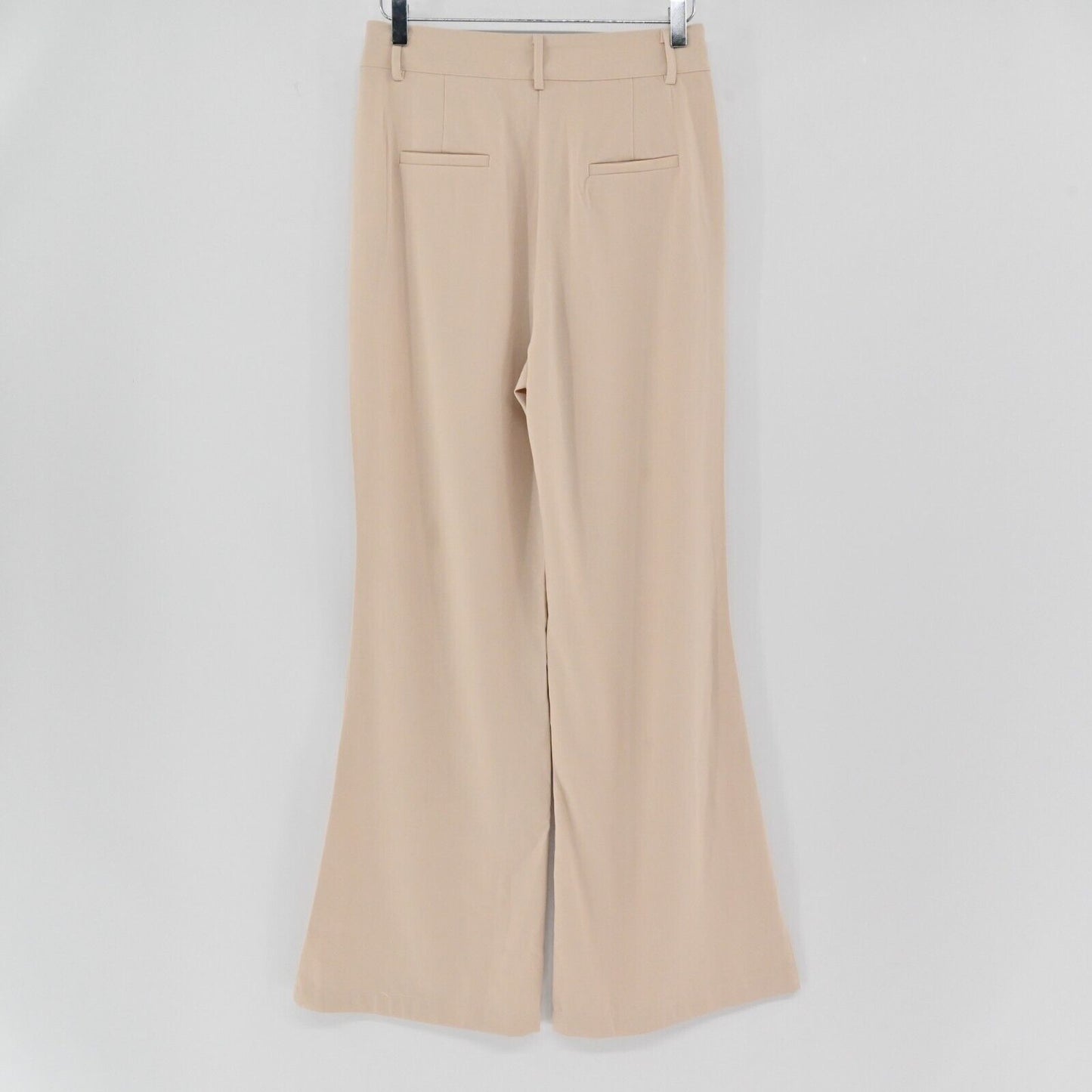 ANTHROPOLOGIE Pants Womens Sz M SNDYS Burland Pant Beige Wide Leg Pleated NEW
