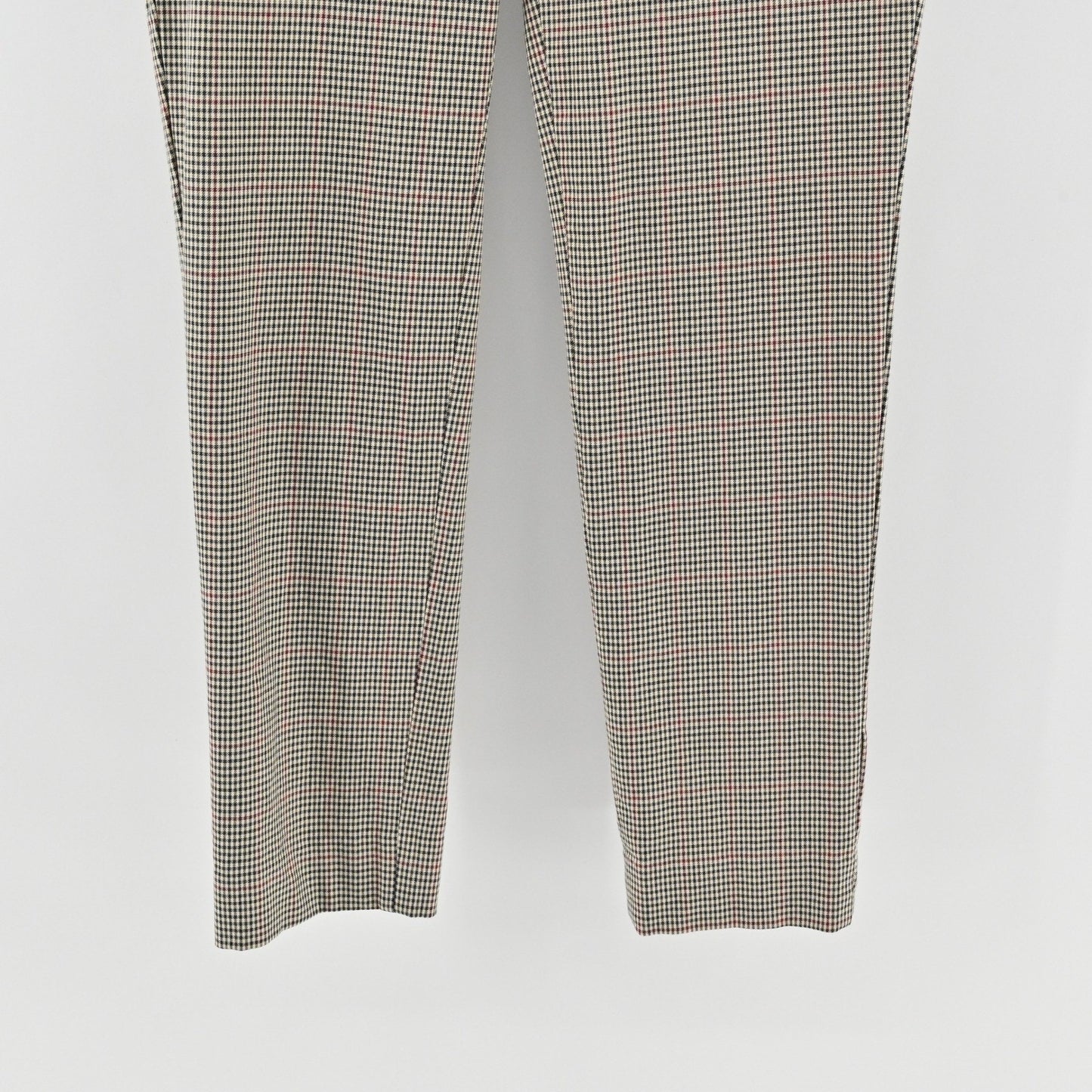 Talbots Womens Chatham Ankle Pants Size 6 Preppy Brown Beige Plaid Houndstooth