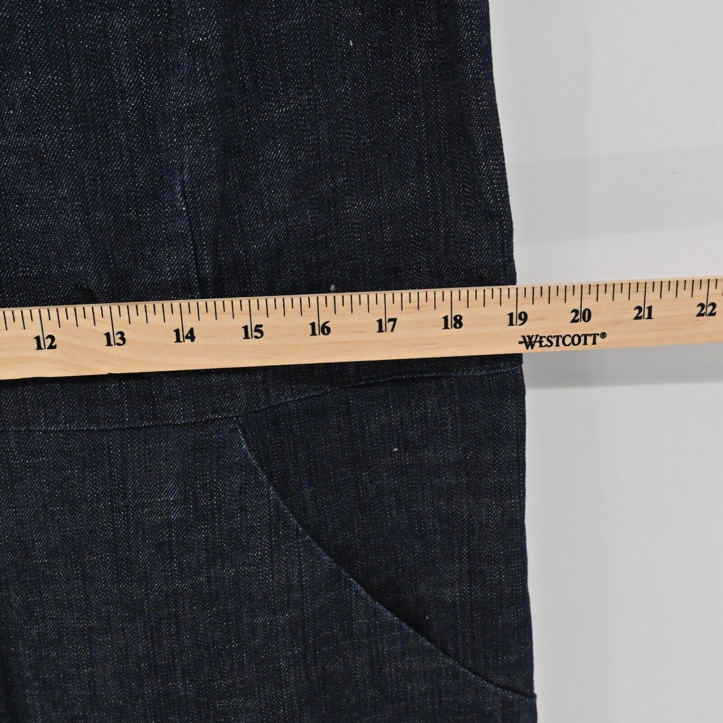 EMERSON FRY Dress Womens Size L Blue Jean Drawstring Waist Denim Tuckernuck