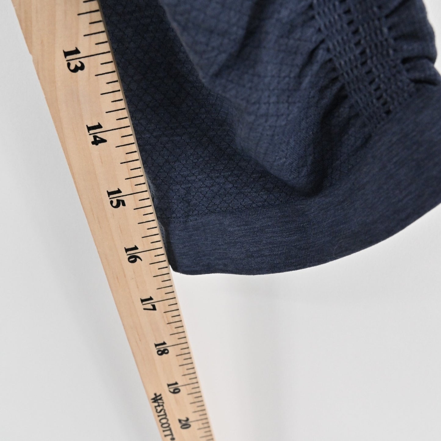 LULULEMON Leggings Womens Sz 6 In The Flow Cropped Seamless Navy Blue Atheletic