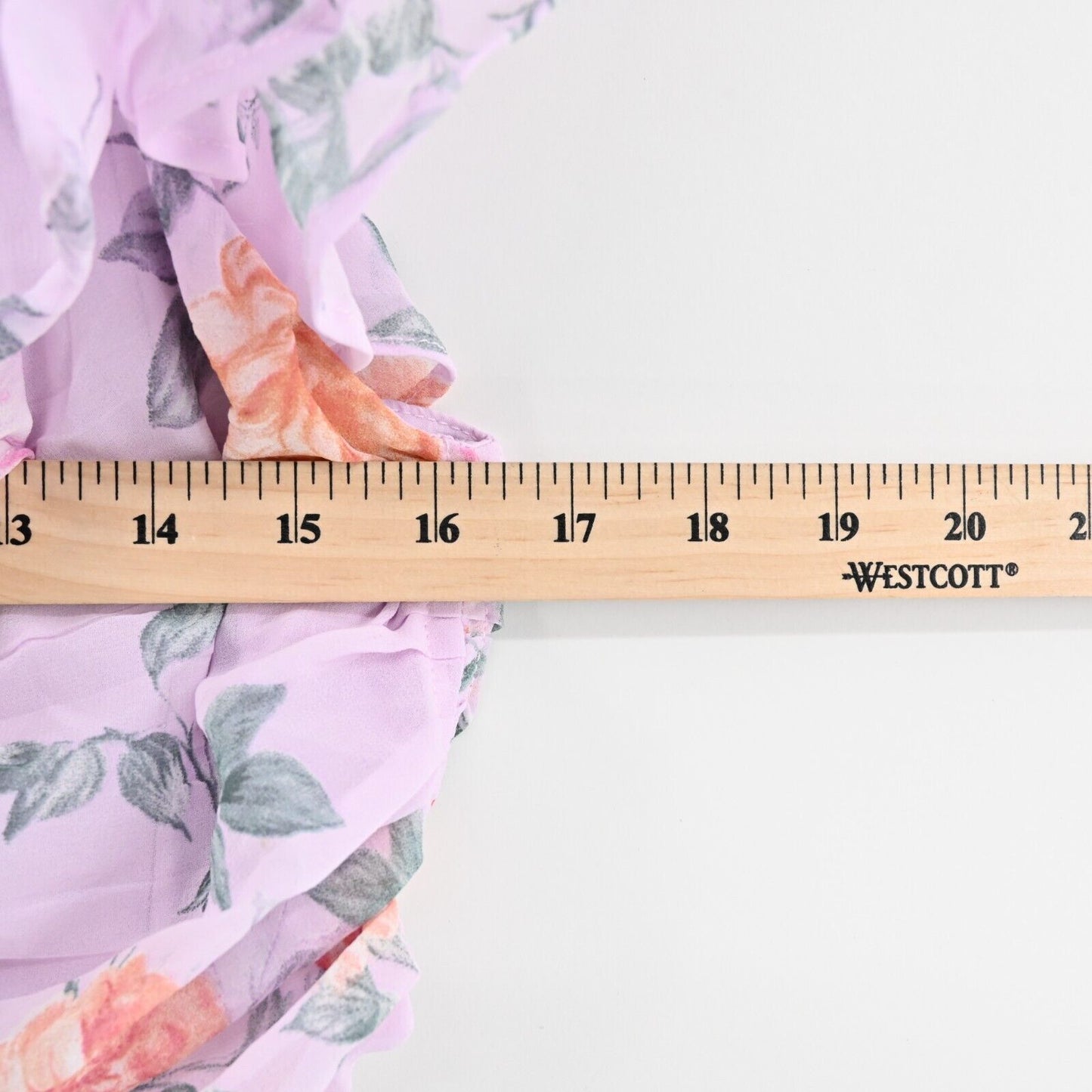 ASTR Dress Size M Devereaux Midi Cut Out Side Draped Pink Multi Floral Lavender