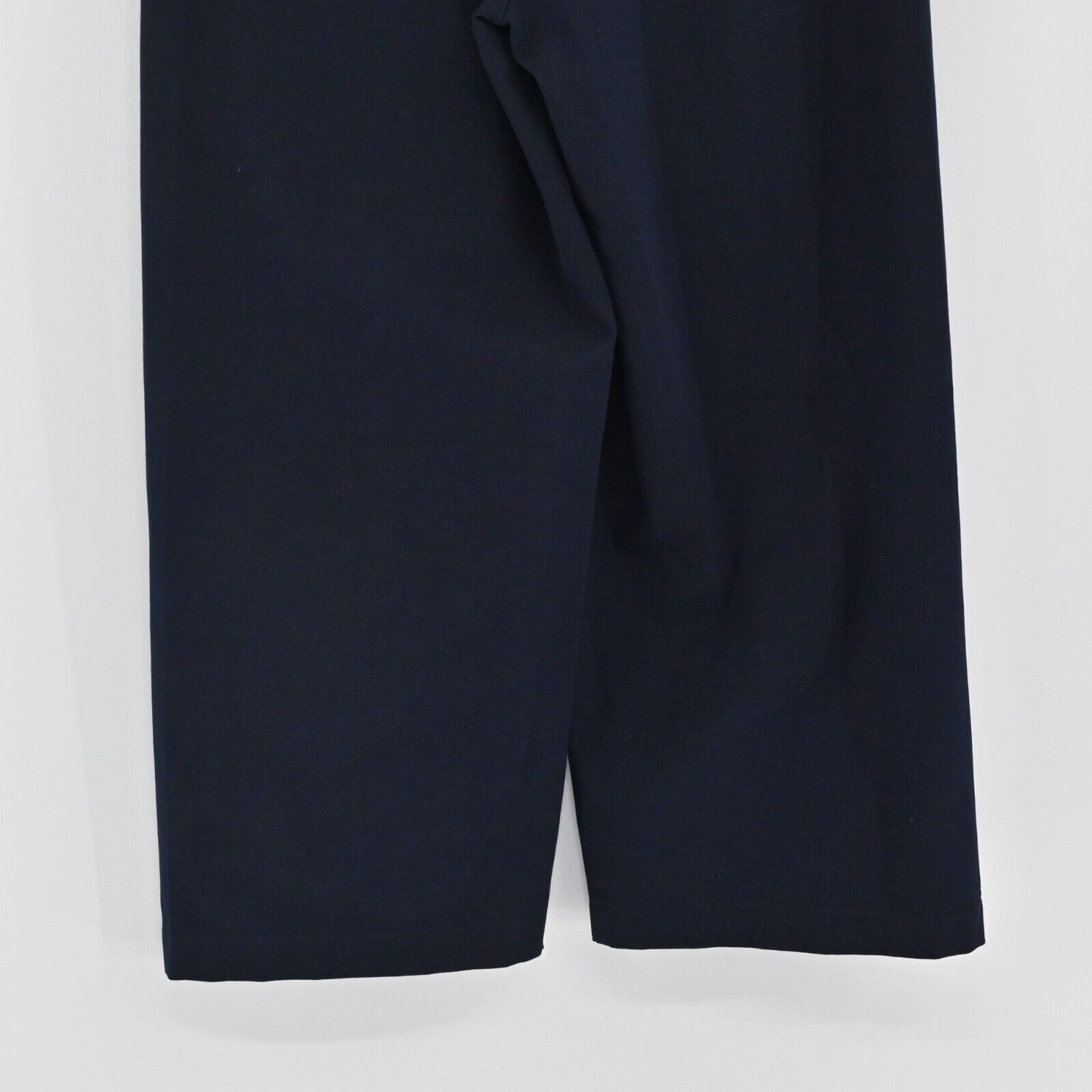 Vtg ST JOHN Womens Size 6 Navy Pants Jeans Gold Wide Leg Cropped Ankle Sport 90s