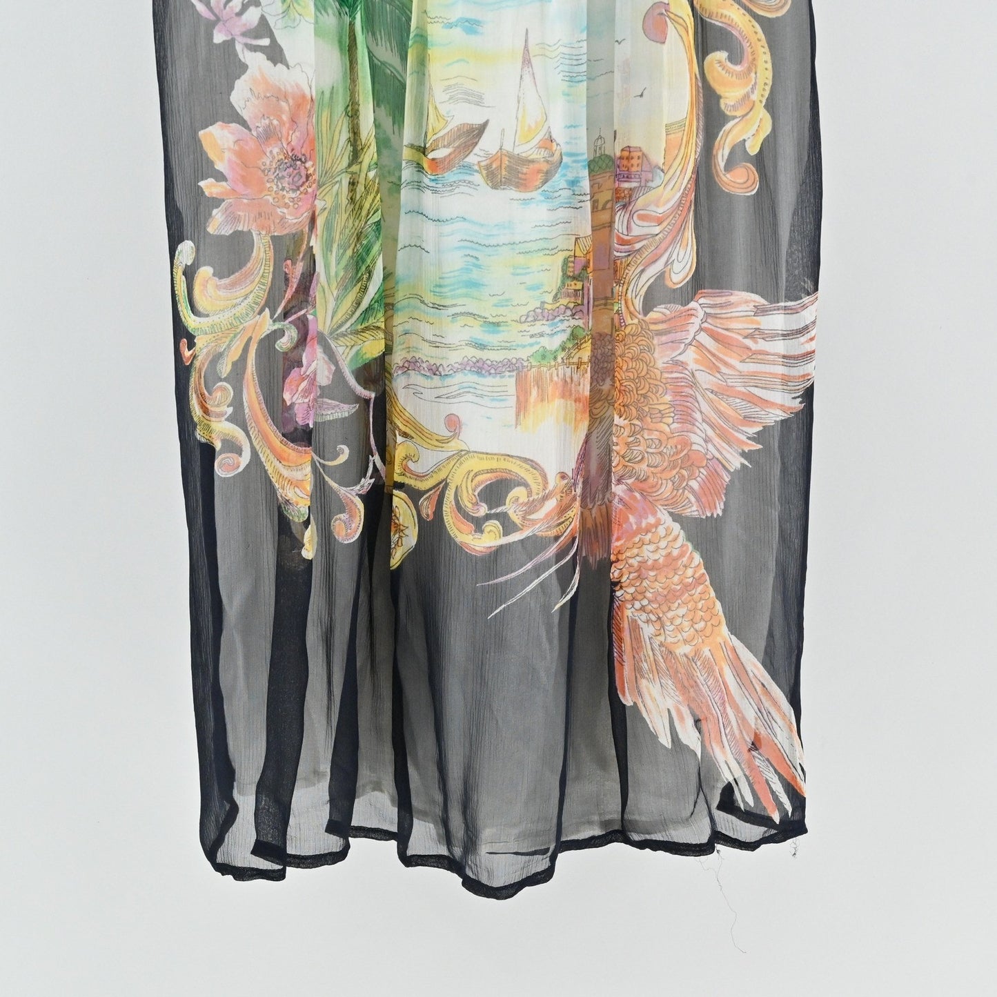 Anthropologie Varese Silk Dress Size 2 Floral Lined Sleeveless Moulinette Soeurs