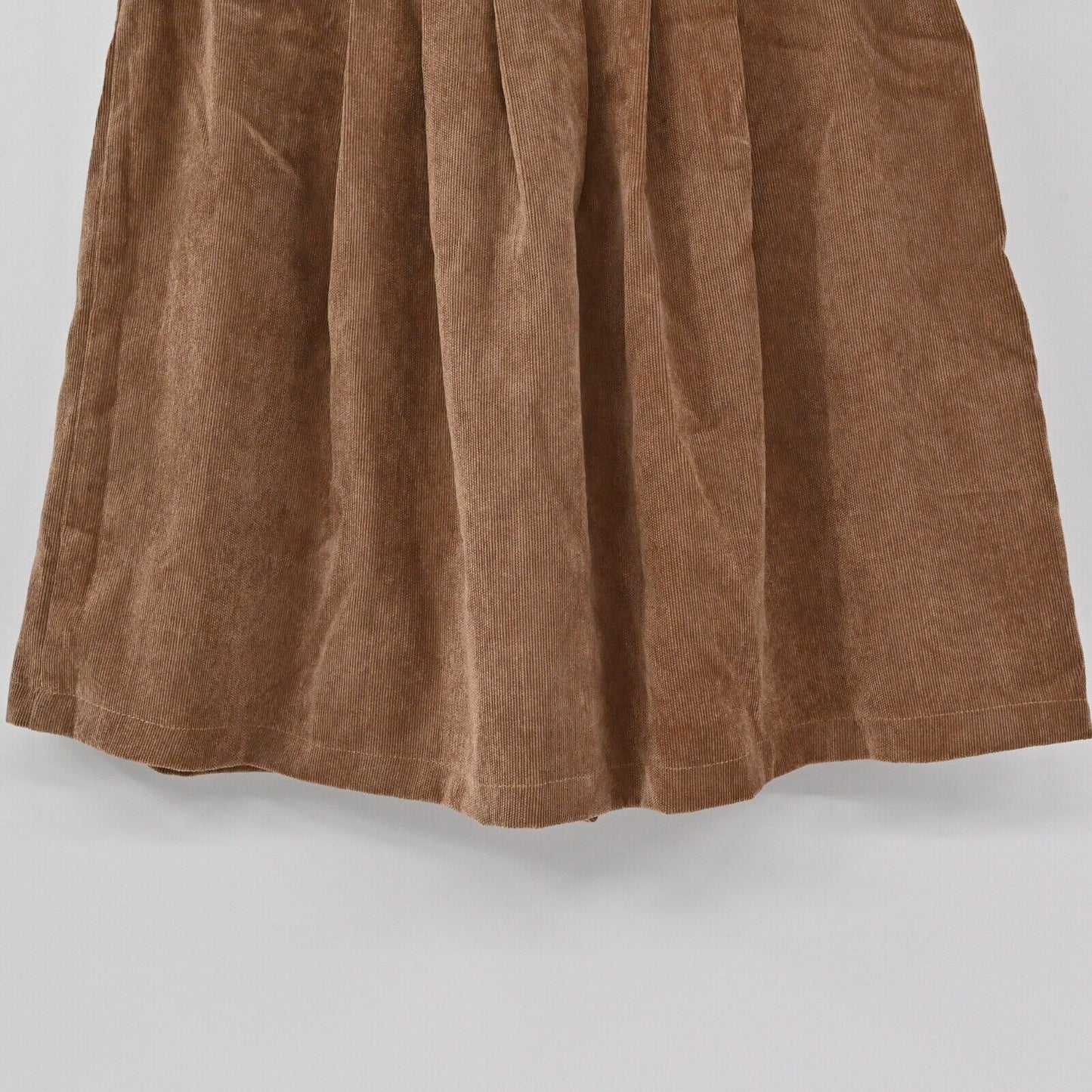 ALTARD STATE Skirt Womens Size L Brown Corduroy Button Front Paperbag Waist Mini