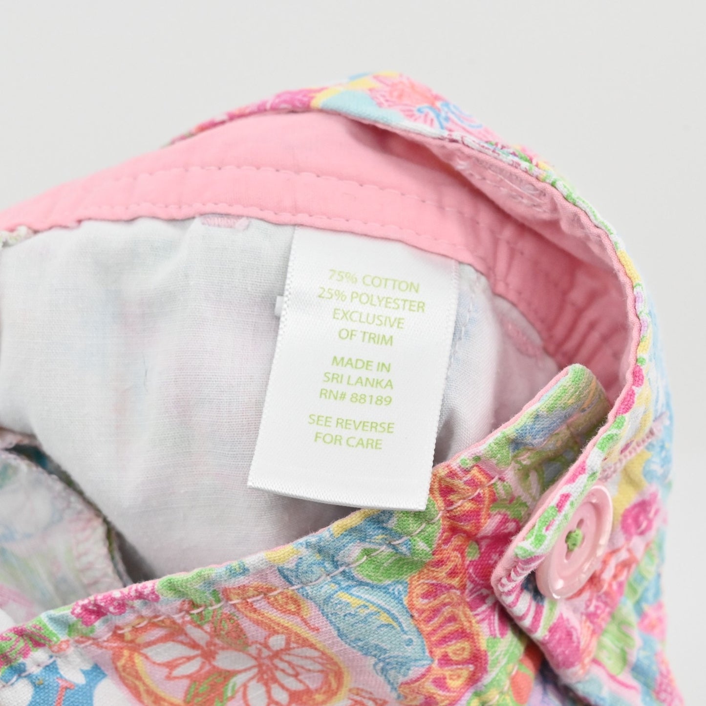 Lilly Pulitzer Womens Callahan Shorts Size 0 Pop Up State of Mind Patchwork