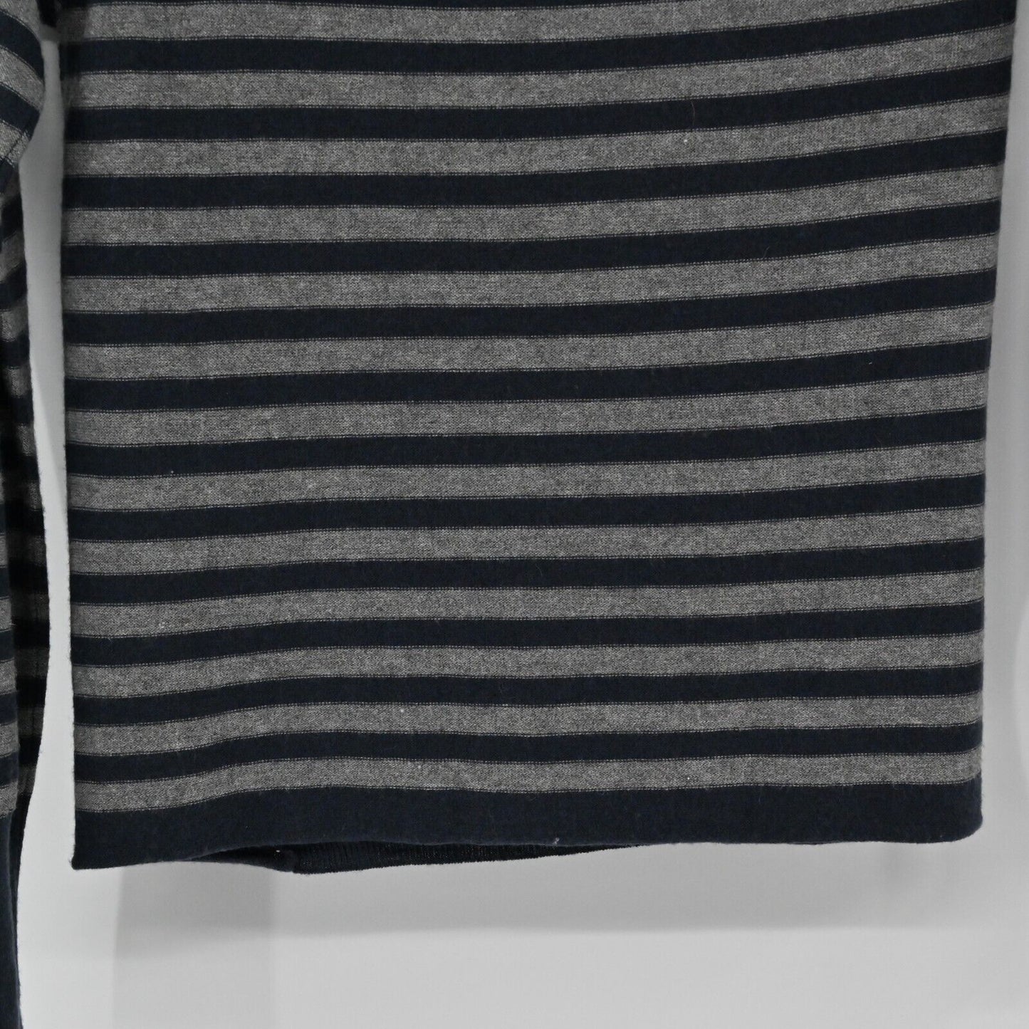 LES COPAINS Sweater Womens Size M Wool Striped Twist Shoulder Boat Neck Capsule