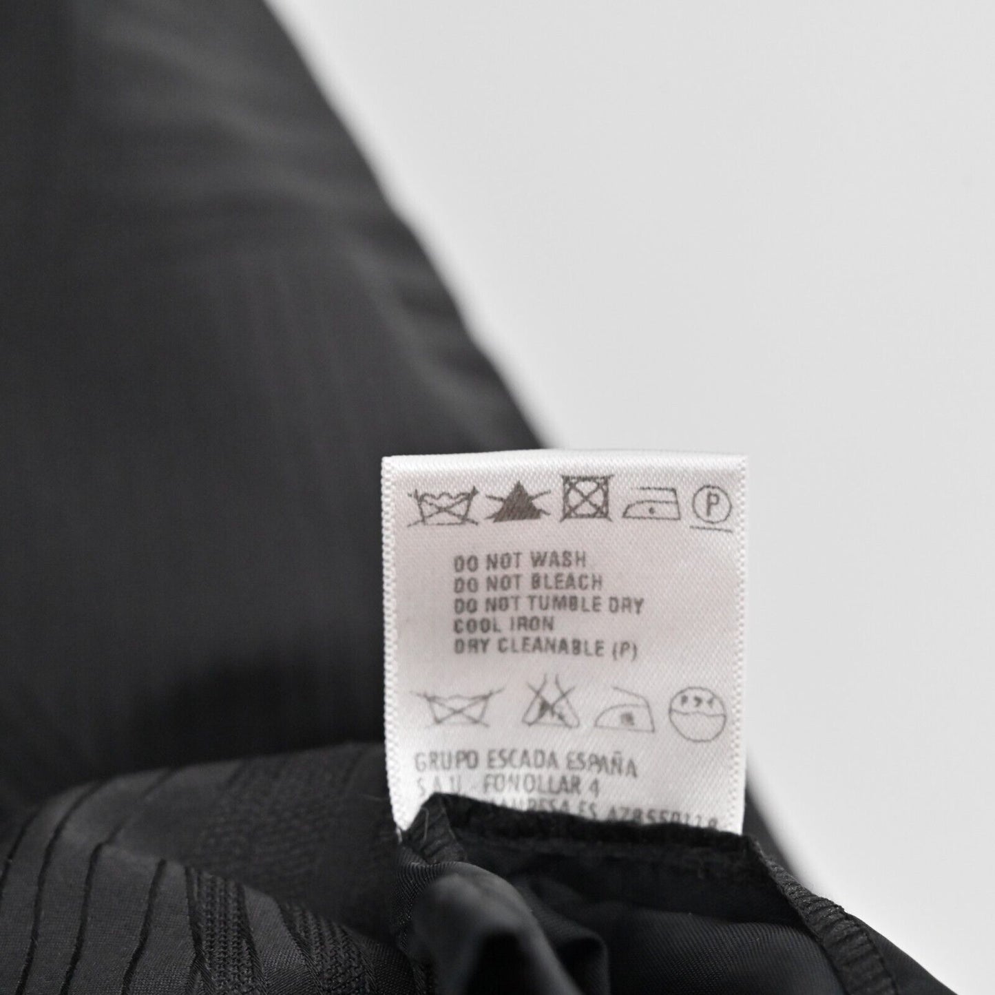 Vtg ESCADA Dress Size 42 US L Black Sheath Sleeveless 100% Quiet Luxury Capsule