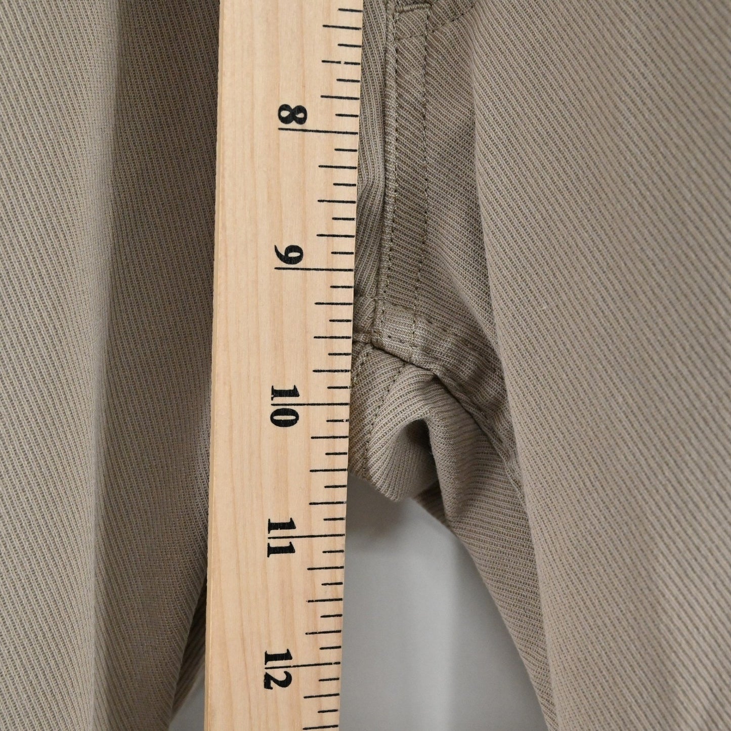 Theory Mens Raffi Neoteric Twill Pants Size 31 Beige Cotton Blend Stretch