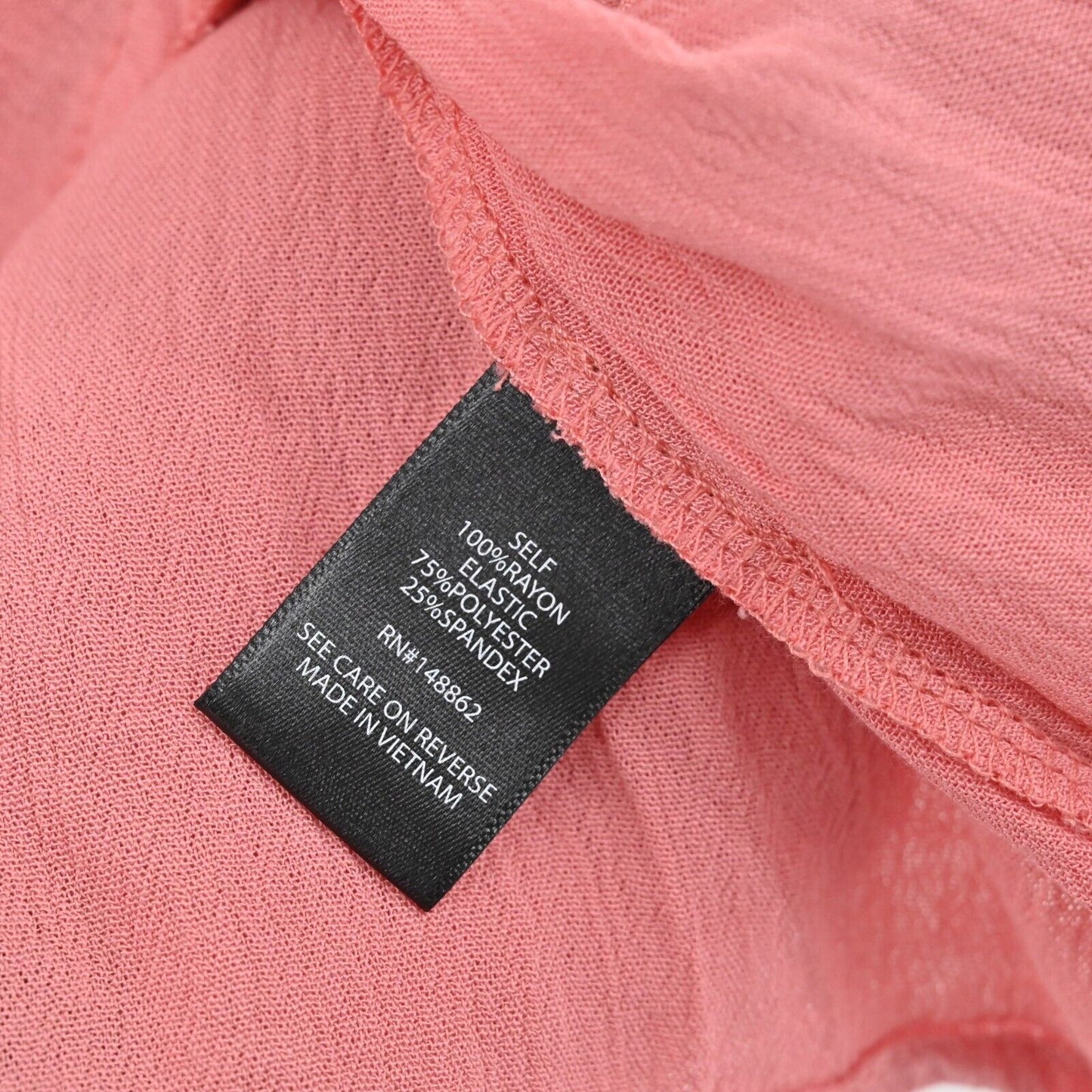 TORRID Top Womens Size 4X Babydoll Crinkle Gauze Smocked VNeck Woven Pink NEW