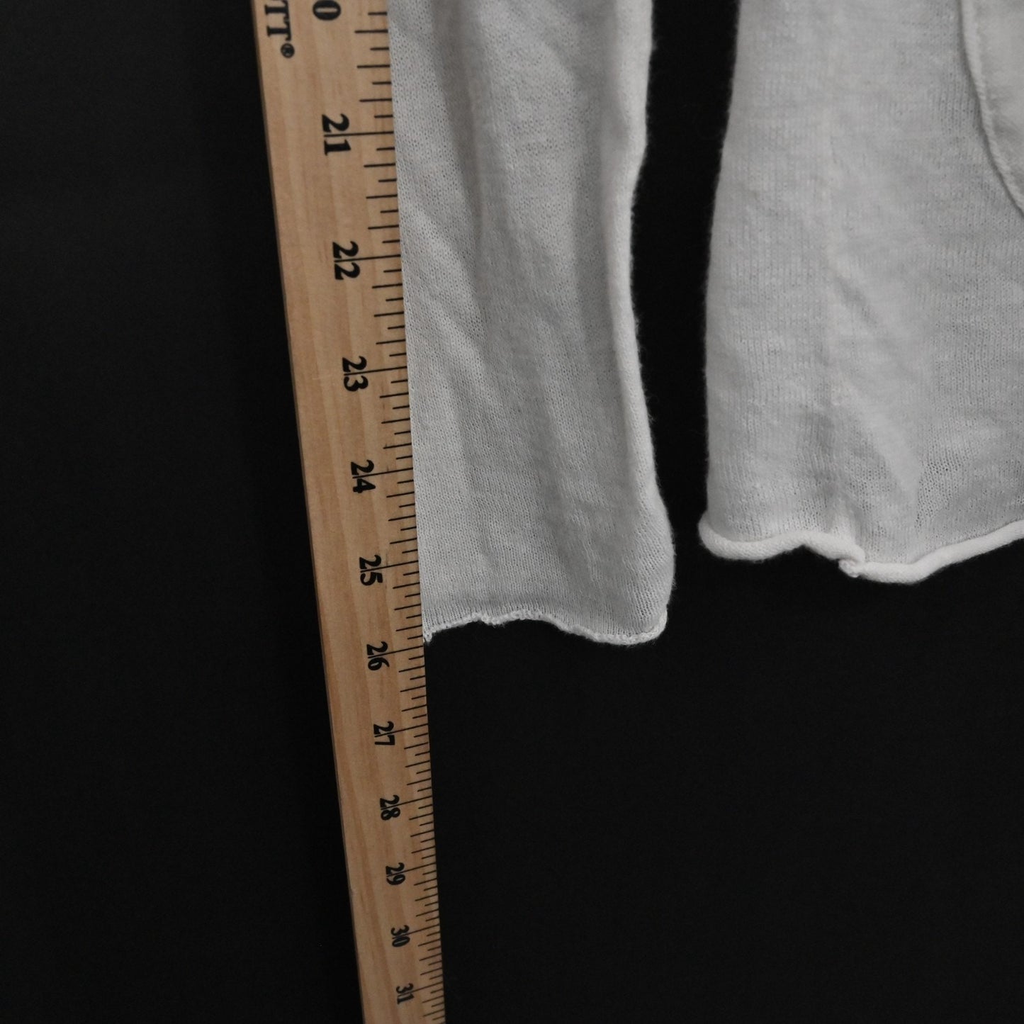 Anthropologie Sparrow Cardigan Sweater Womens Size S Linen Cotton White Flower
