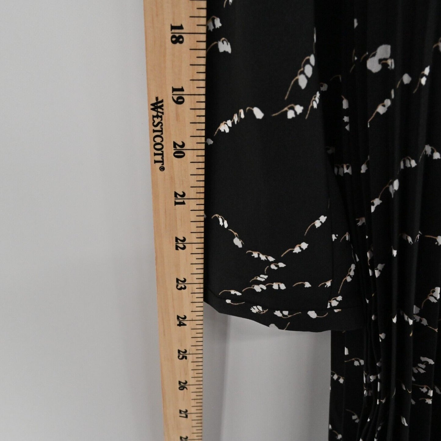 ANN TAYLOR Dress Womens Size 10 Floral Print Pleated Flare Long Sleeve Flowy NEW