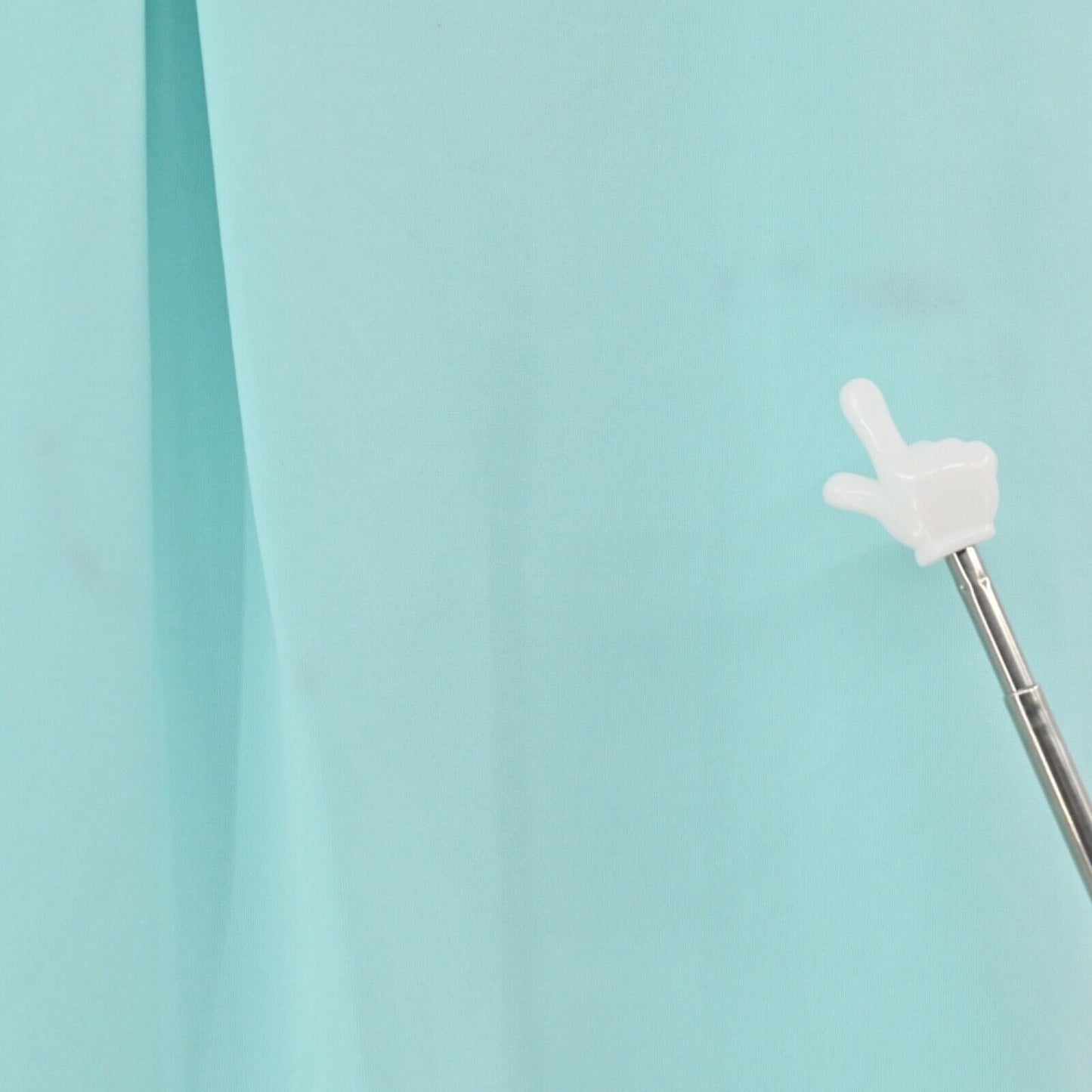 JAMIE SADOCK Top Womens Sz M Blue Mandarin Collar Frog Toggle Short Sleeve Golf