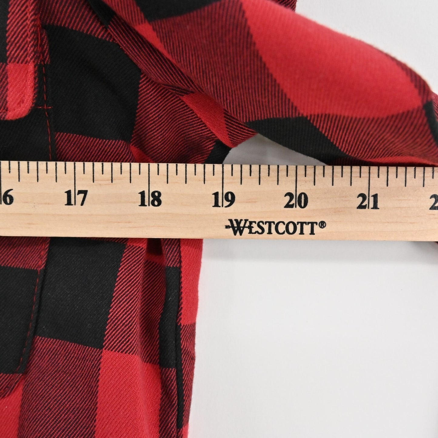 BADGLEY MISCHKA Top Womens Size S Red Black Gingham Button Front Pocket Blouse