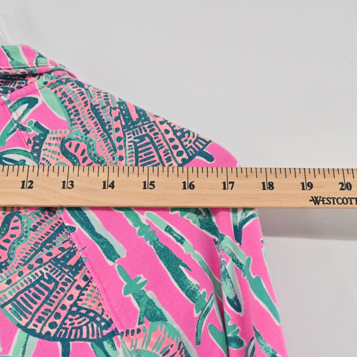 LILLY PULITZER Pullover Womens Size S Skipper Popover Quarter Zip Extra Lucky