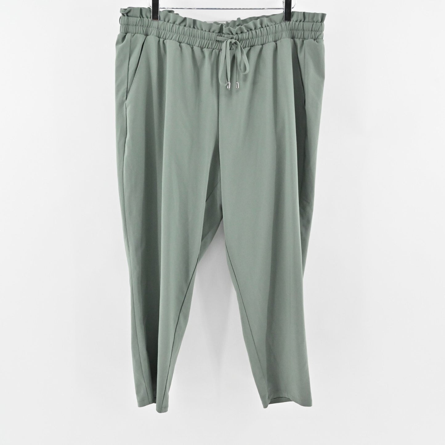 TORRID Pants Womens Size 2 Slim Taper Stretch Crepe High Rise Paperbag Waist