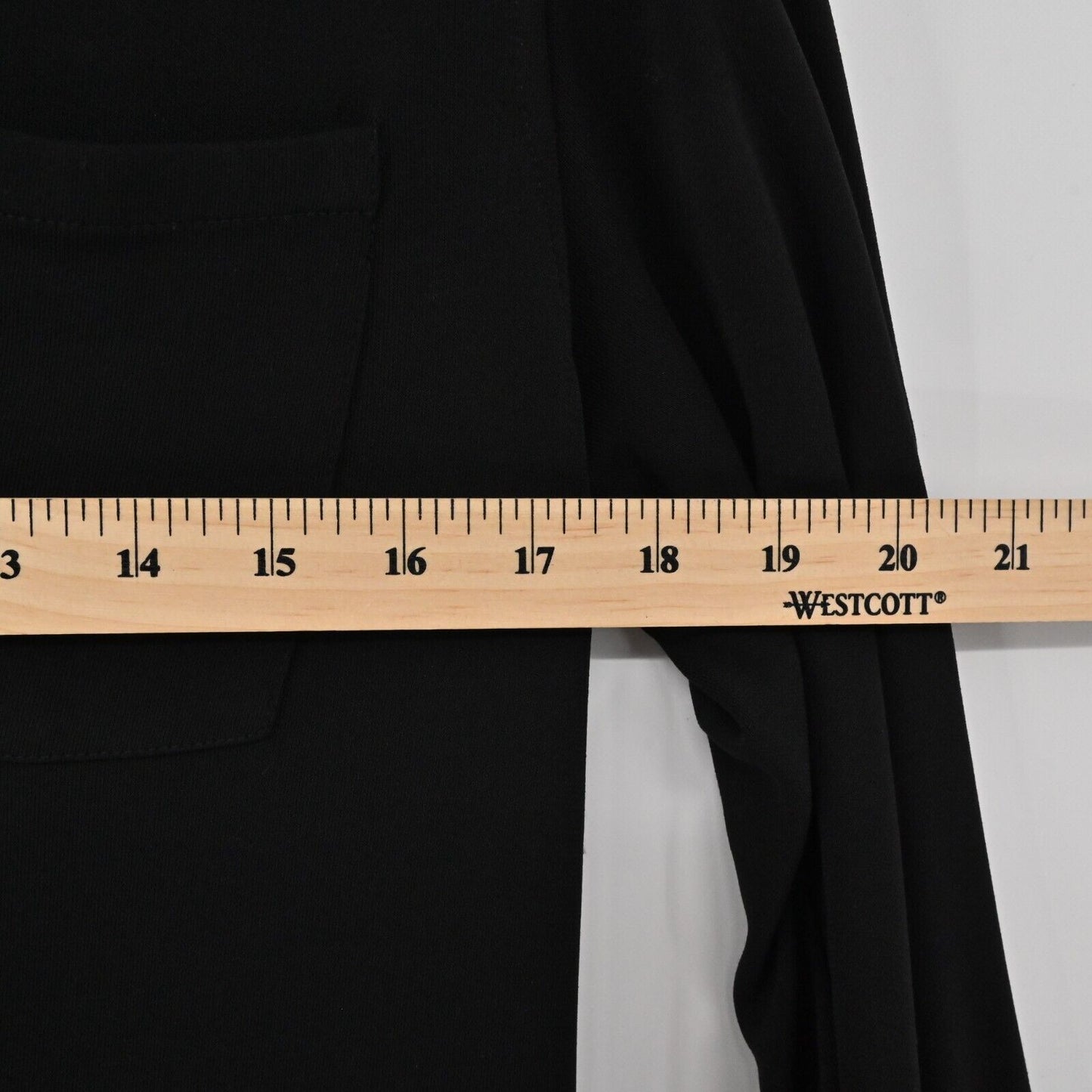 ZARA Dress Womens Size S Solid Black VNeck Shirt Style Relaxed Roll Tab Sleeve