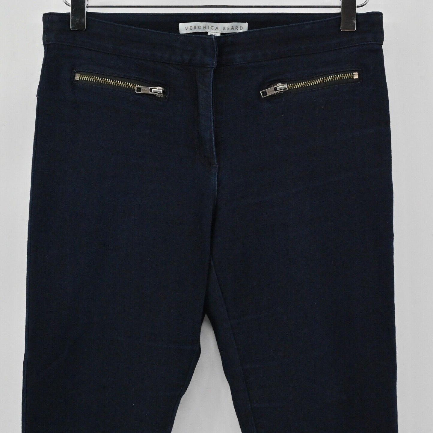 VERONICA BEARD Jeans Womens Size 4 Dark Wash Mid Rise Skinny Stretch Zip Pockets