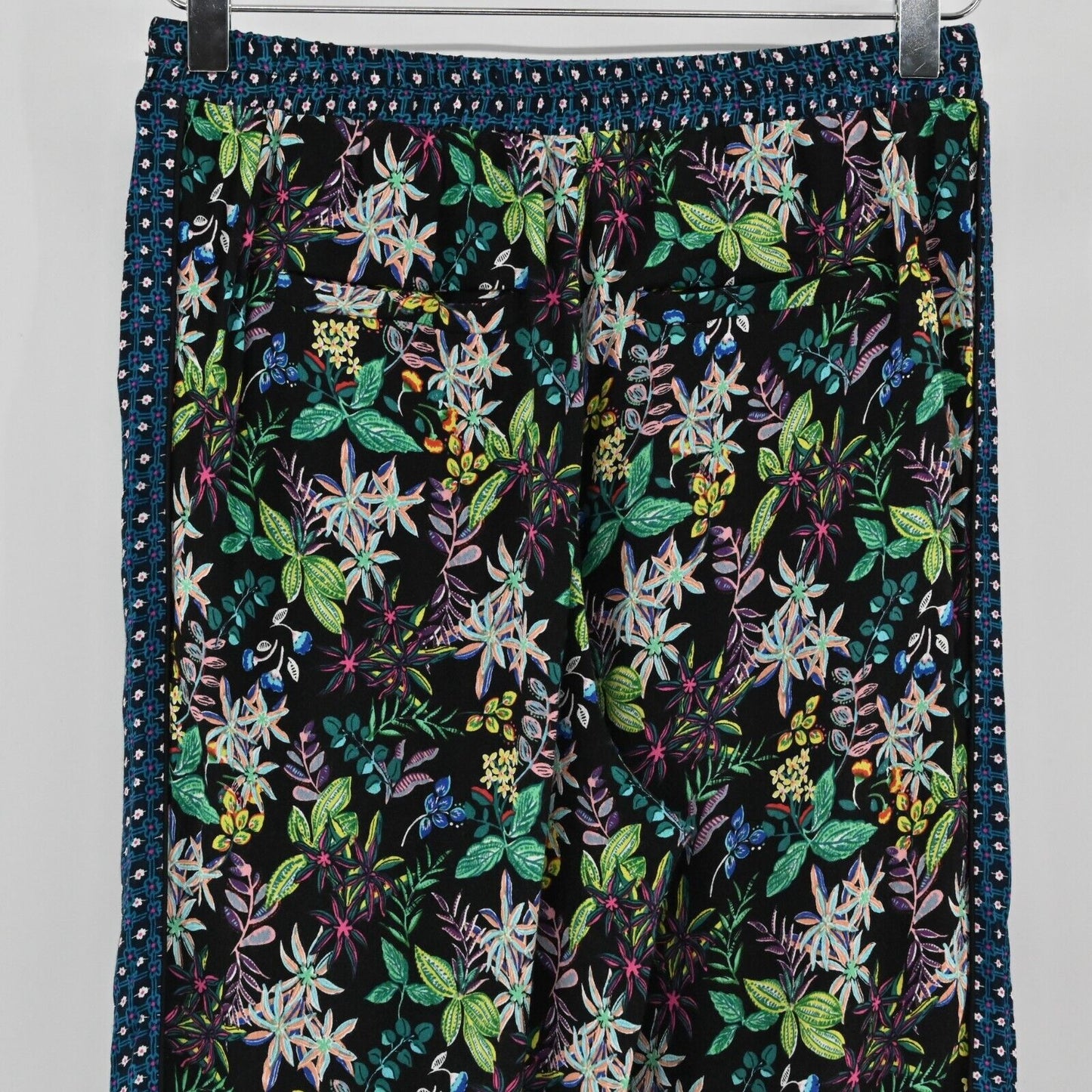 ANTHROPOLOGIE Pants Womens Size XS ETT TWA Rosseau Wide Leg Floral Crop Pull On