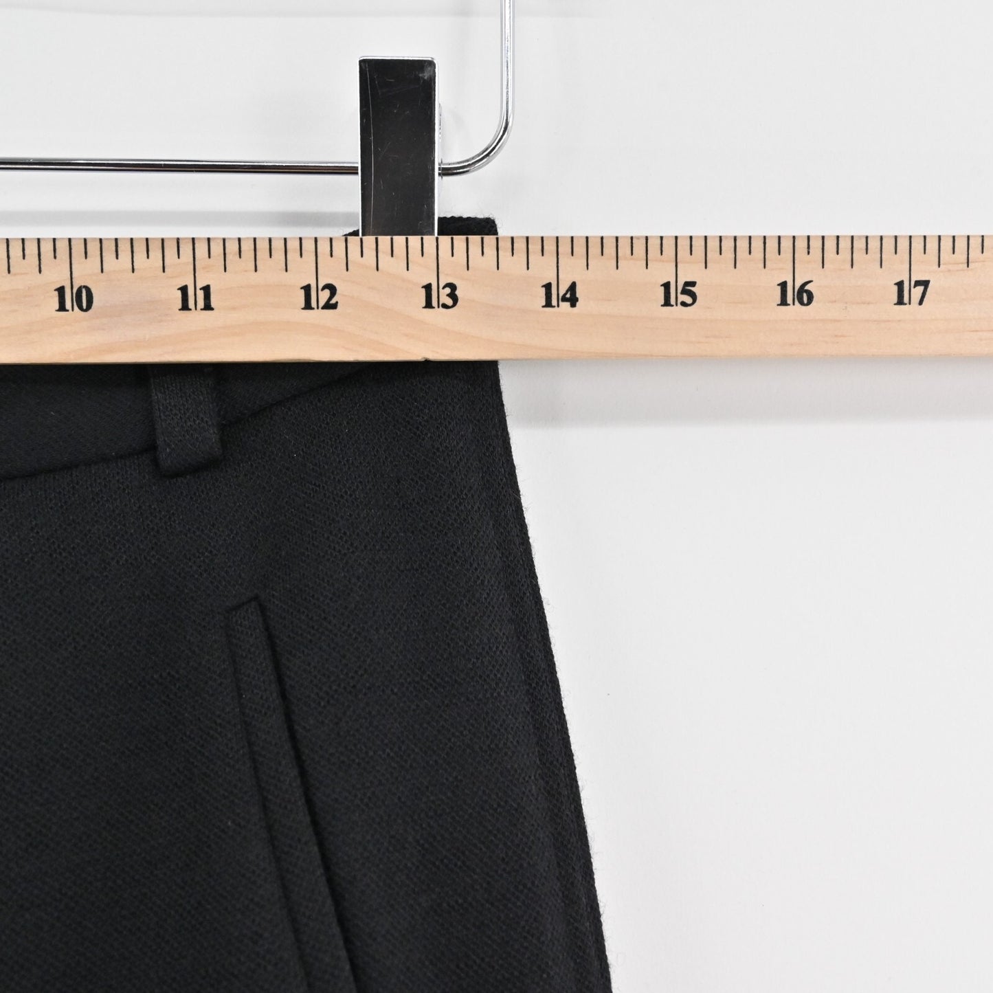 Vtg SONIA RYKIEL Pants Womens Size 6 Black Wool Pleated High Rise Straight