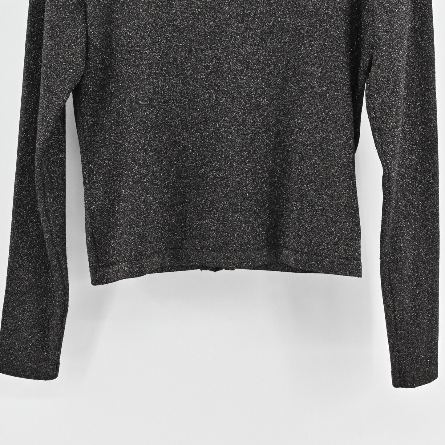 J MCLAUGHLIN Womens Cardigan Metallic Knit Size XS Sweater Capsule Quiet Luxury