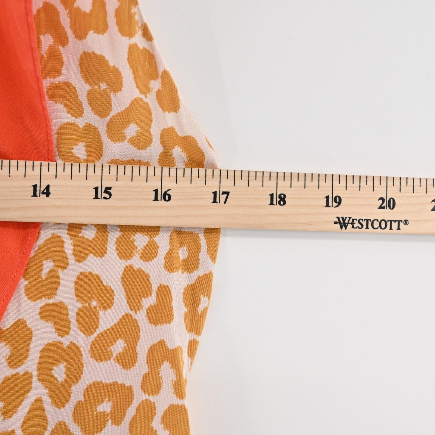3.1 Phillip Lim Silk Dress Size 2 Orange Leopard Print Panel Sleeveless Mini