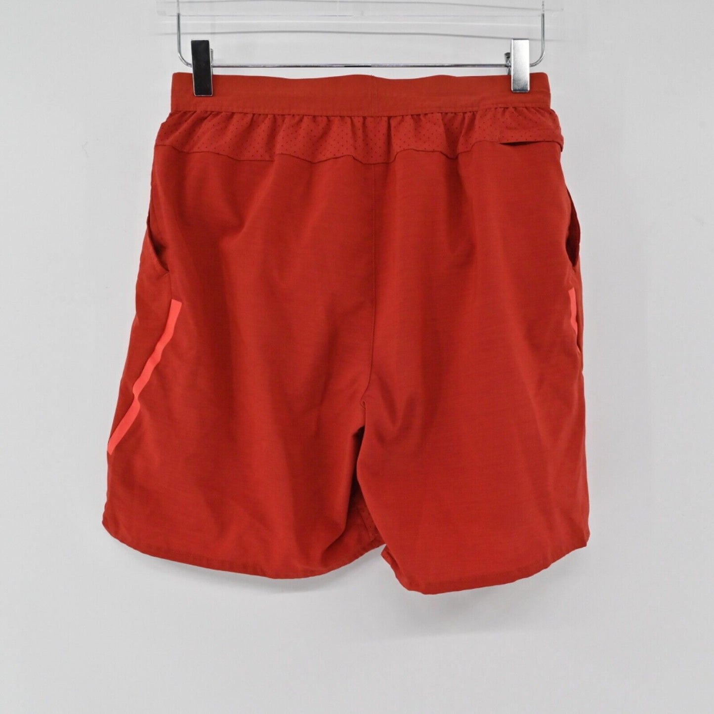 NIKE Shorts Mens Size M Red 7 Inch Dri Fit Flex Stride Elastic Waist Pockets Run