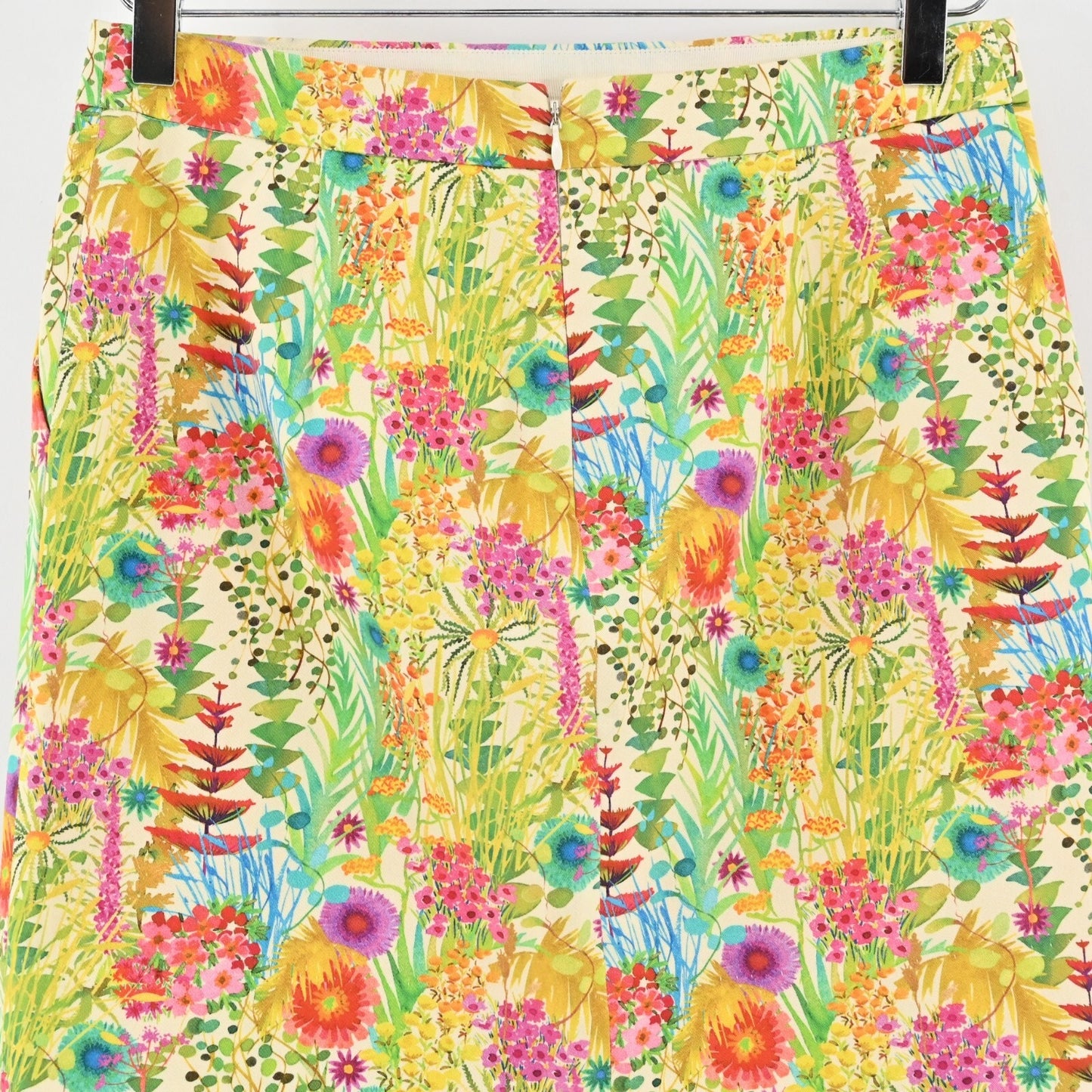 J CREW Skirt Size 00 Liberty Art Fabrics Postage Stamp Tresco Floral Multicolor