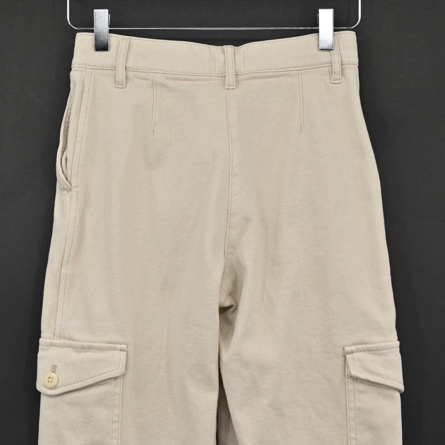 Aritzia Womens Wilfred Free Modern Cargo Pants Size 0 High Rise Tapered Cream