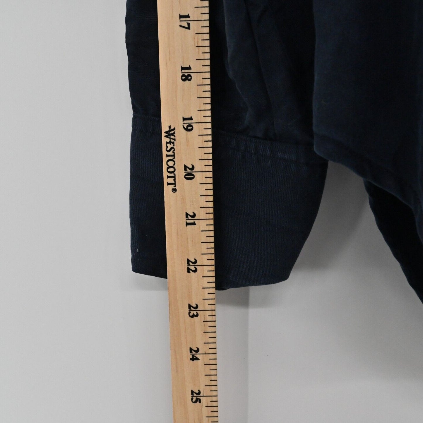 FREE PEOPLE Top Womens Sz S Off Campus Metallic Shimmer Navy Button Down Blouse