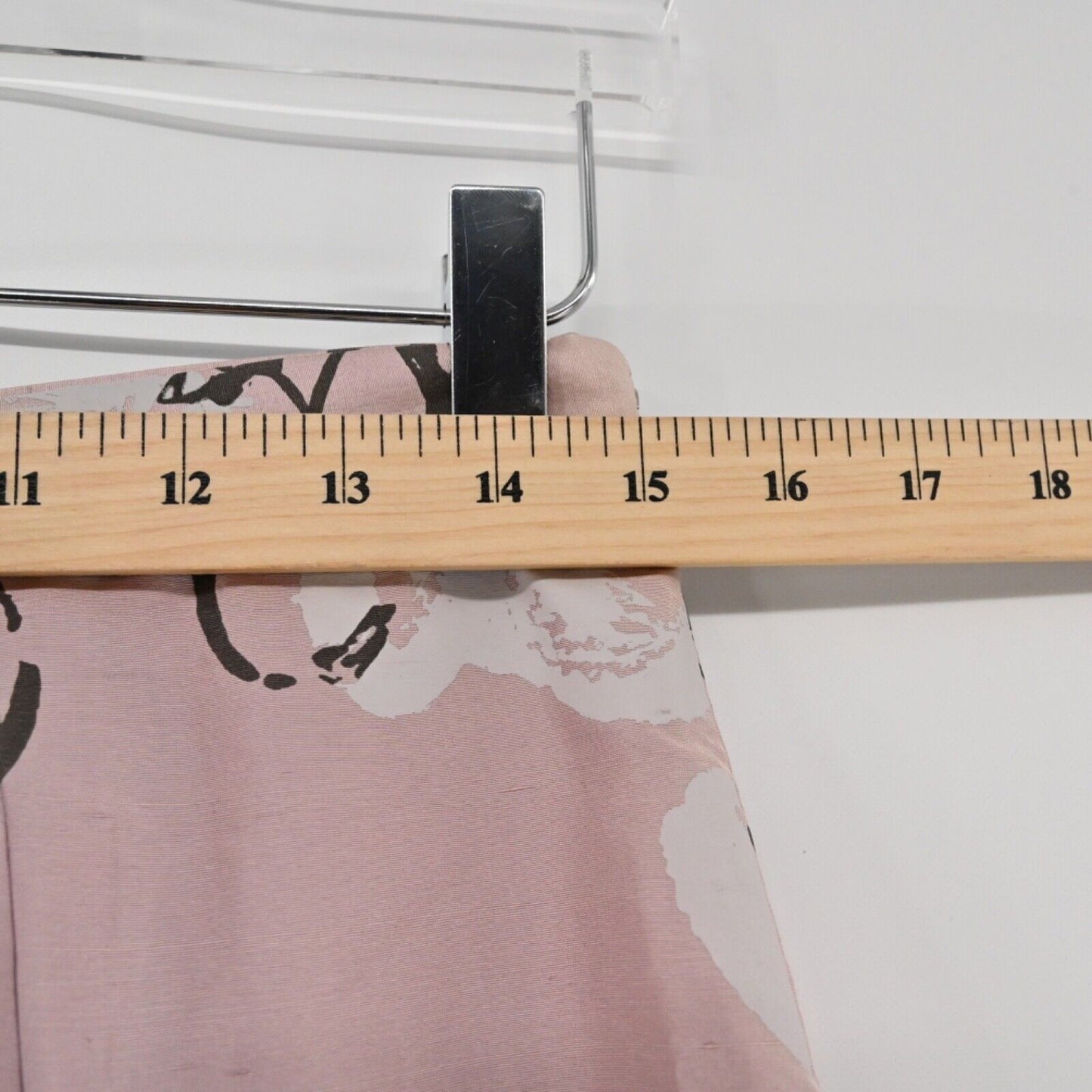 MOSCHINO Skirt Womens Size 8 Pink Floral 100% Silk Pleated Flare CHEAP AND CHIC