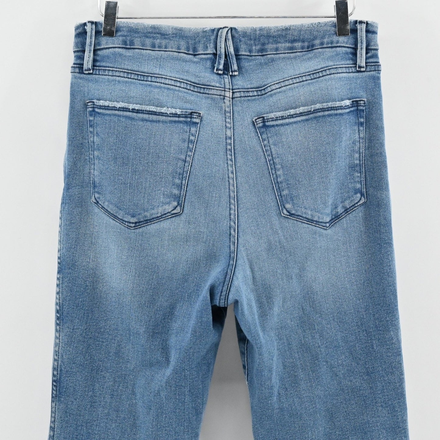 Good American Womens Always Fits Good Legs Straight Jeans Size 32 Blue High Rise