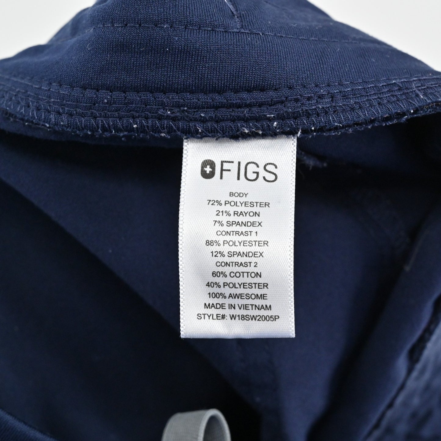 FIGS Womens Scrub Zamora Pants Size XSP Jogger Navy Blue Technical Collection