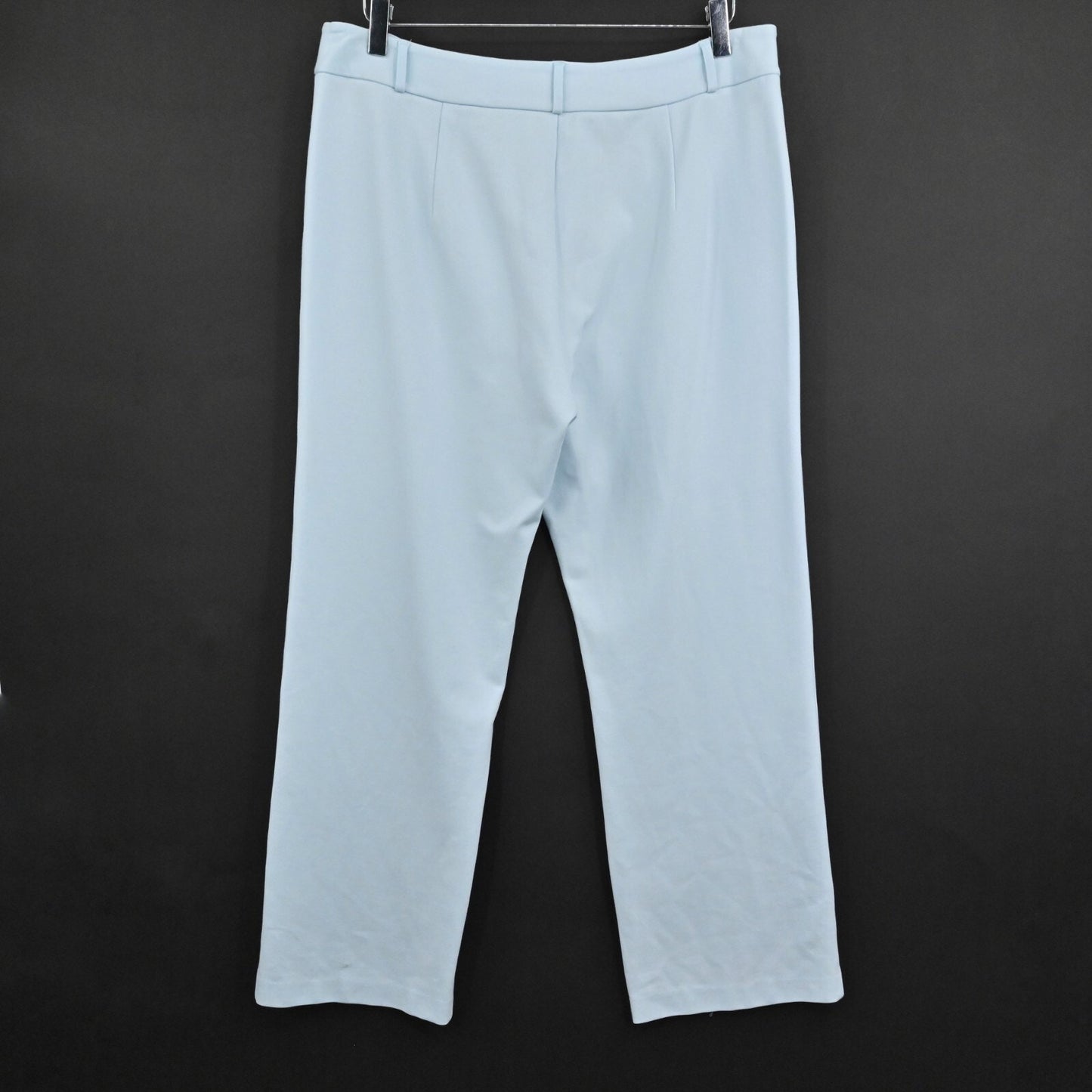 J MCLAUGHLIN Womens Pants Size 12 Light Blue Slit Hem Stretch Crop High Rise