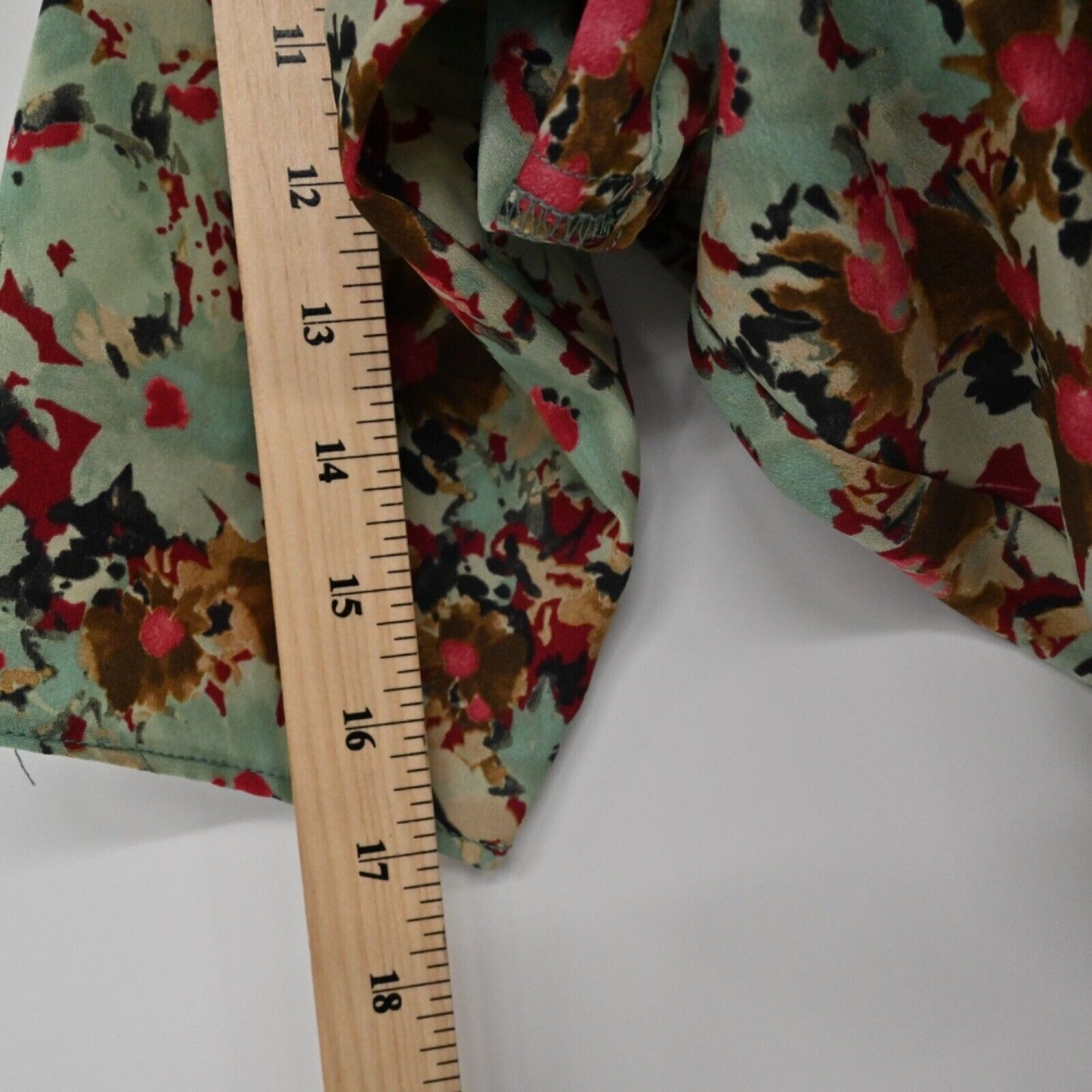 ZARA Dress Womens Size XS Floral 3/4 Sleeve Structured Blouson Mini Retro Twee