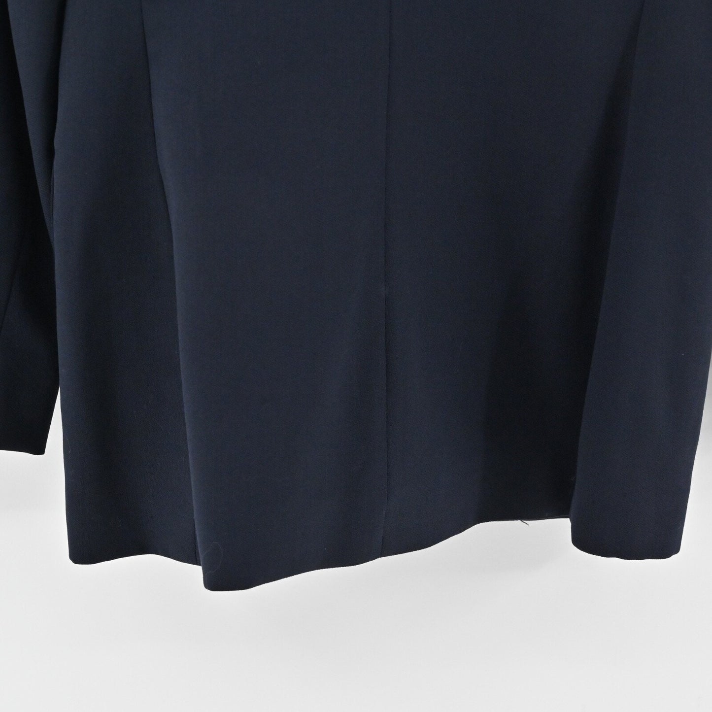 Vtg RALPH LAUREN Womens Blazer Size 2P LRL Navy Wool Academia Crest USA Y2K