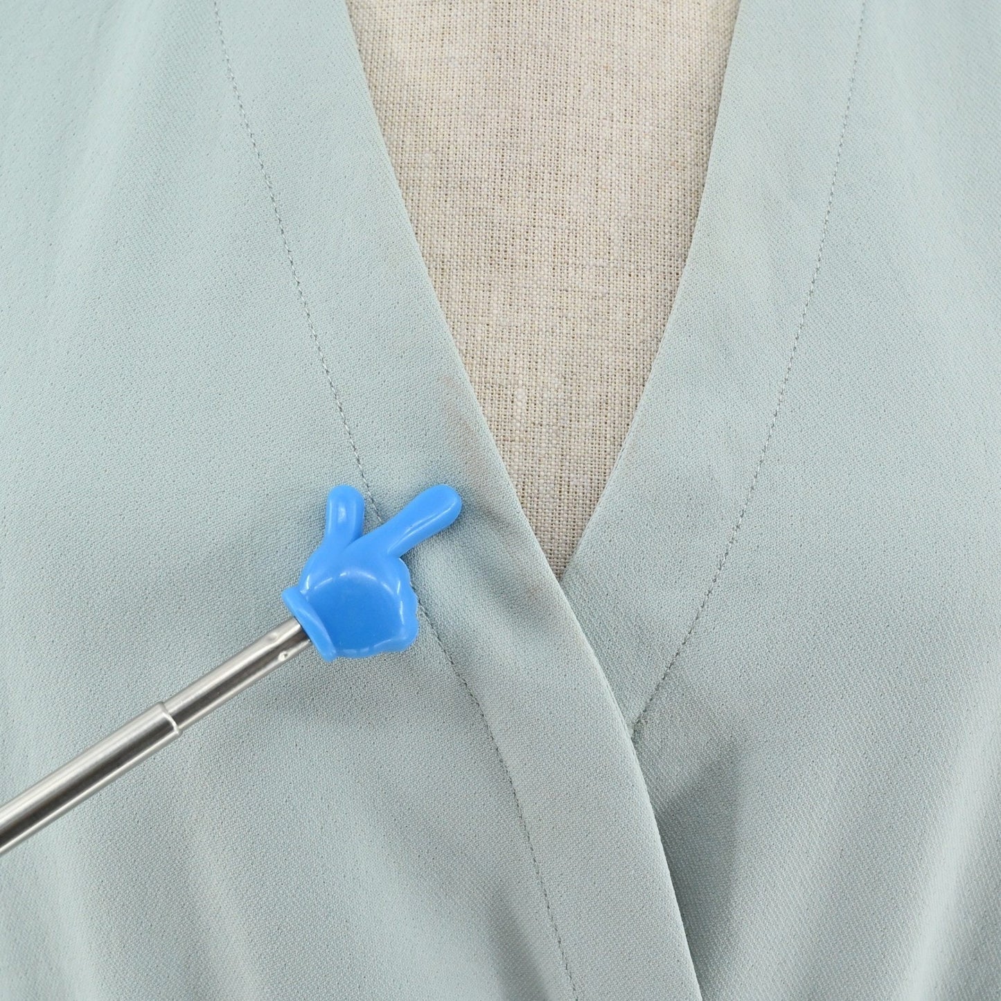 Tibi Chalky Drape Sleeveless Midi Wrap Dress Size 0 Ash Green Minimalist Modern