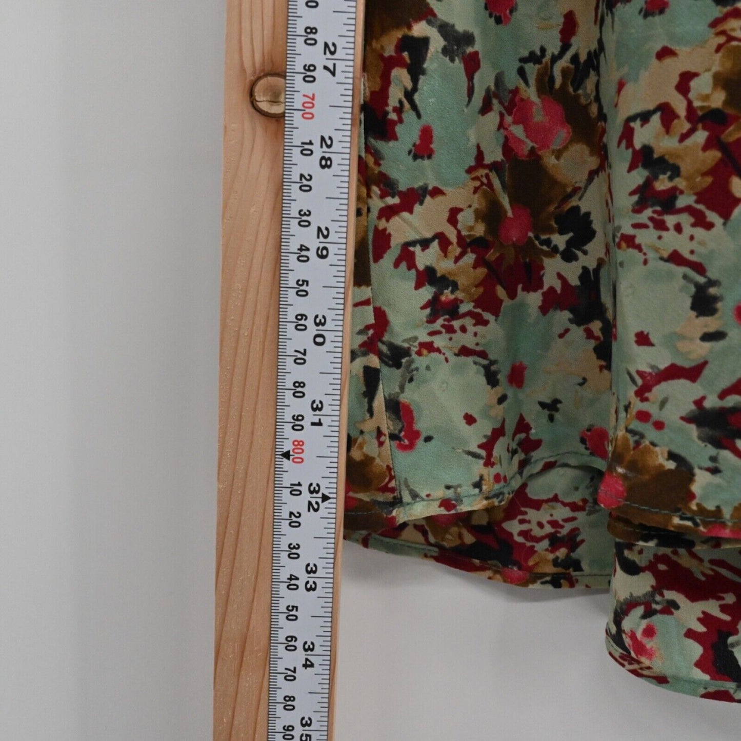 ZARA Dress Womens Size XS Floral 3/4 Sleeve Structured Blouson Mini Retro Twee