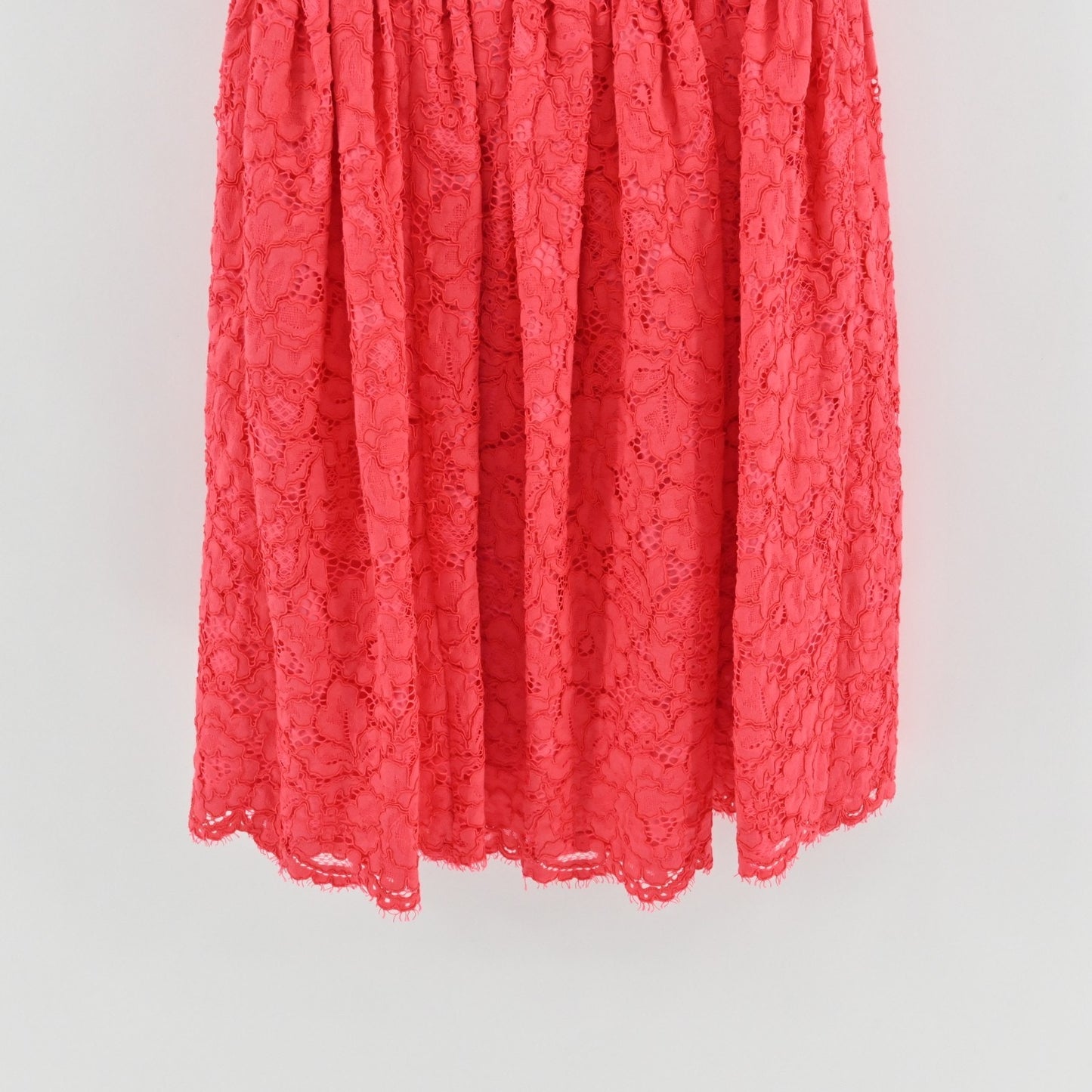 Kate Spade High Low Lace Dress Size 00 Take A Walk On The Wild Side Geranium